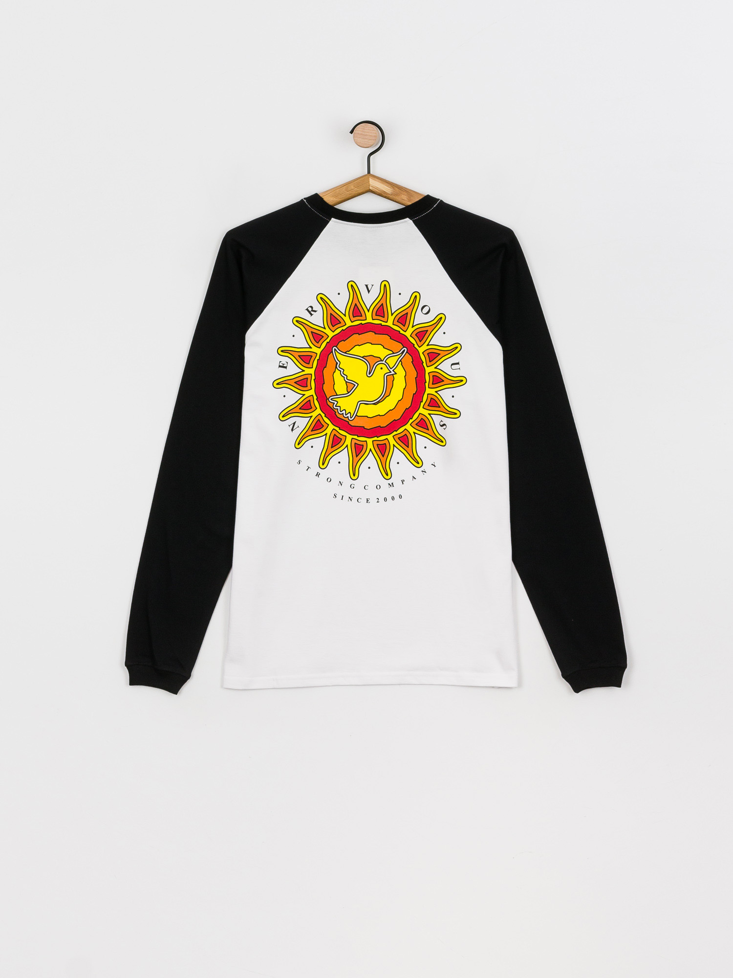 Longsleeve Nervous Sun (black/white)