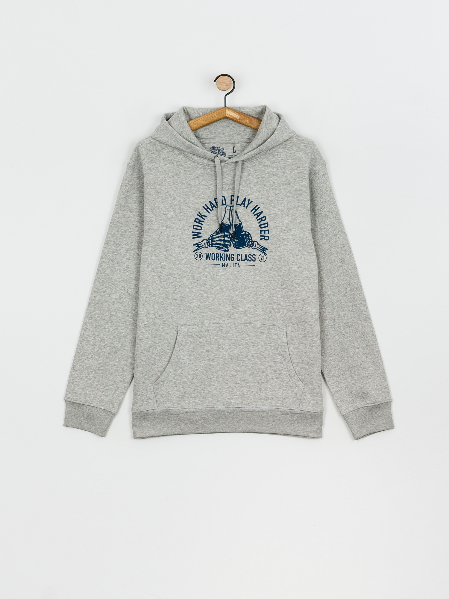Bluza z kapturem Malita Bottles HD (heather grey)