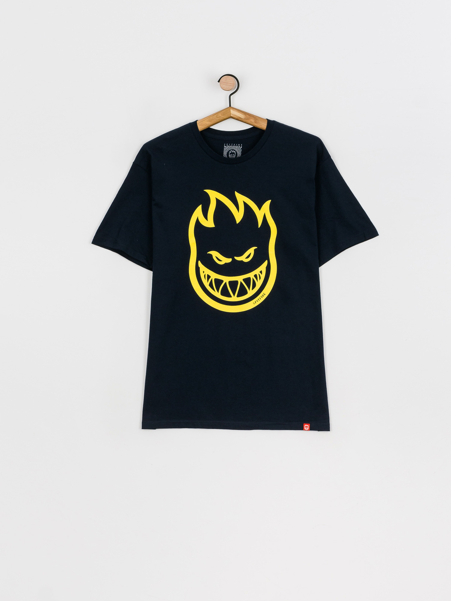 T-shirt Spitfire Bighead (navy/yellow)
