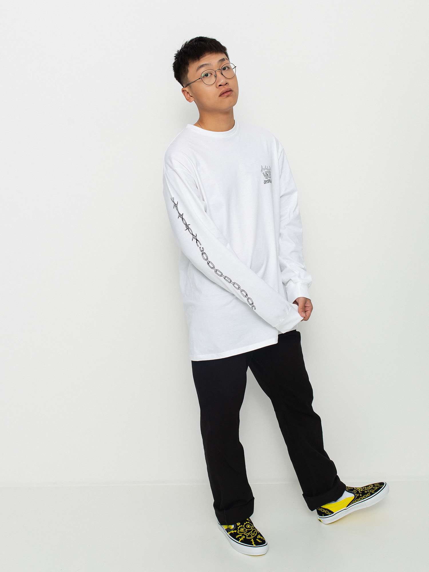 Longsleeve Vans X Spongebob Skull (spongebob/gigliotti)