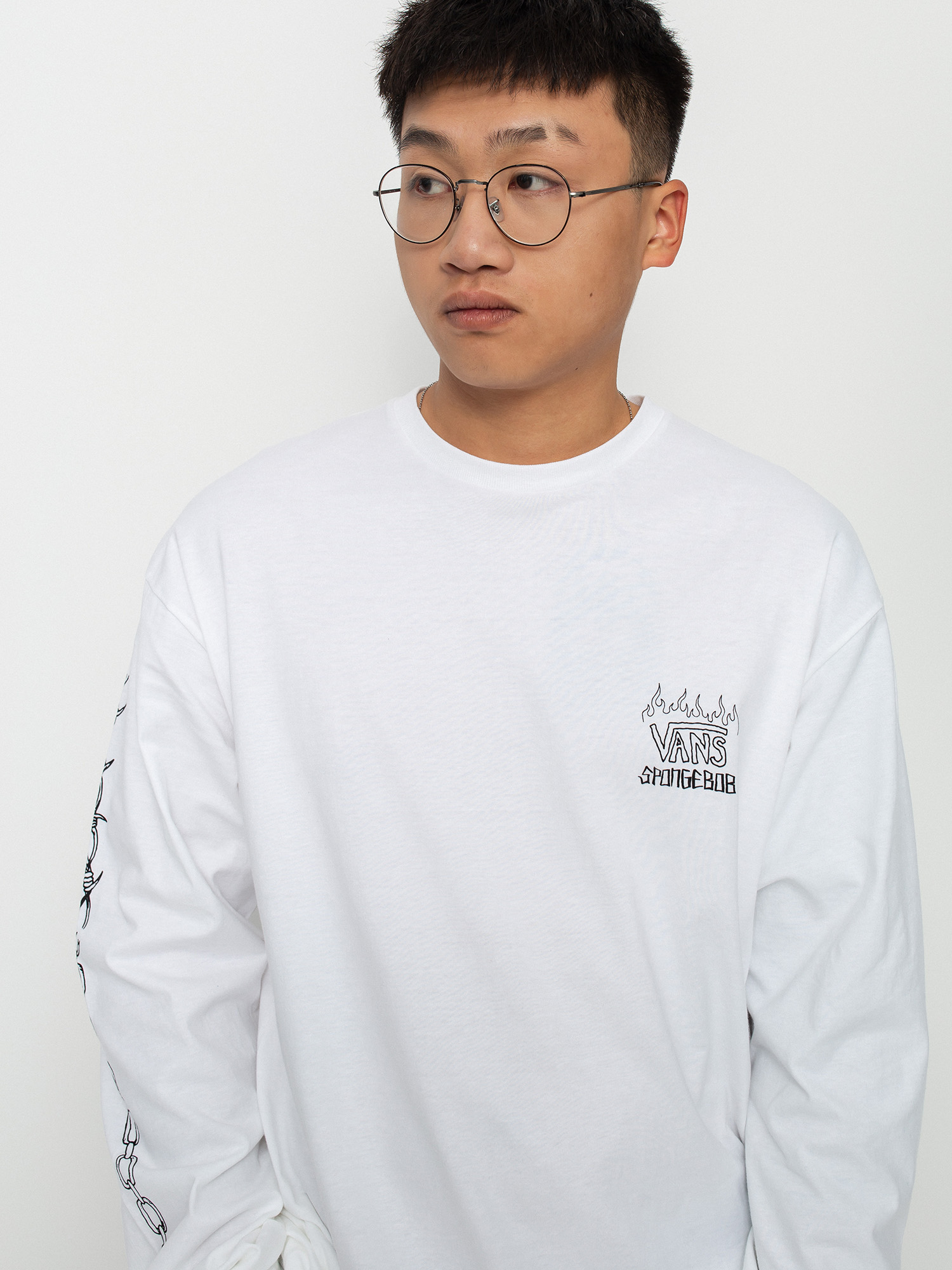 Longsleeve Vans X Spongebob Skull (spongebob/gigliotti)