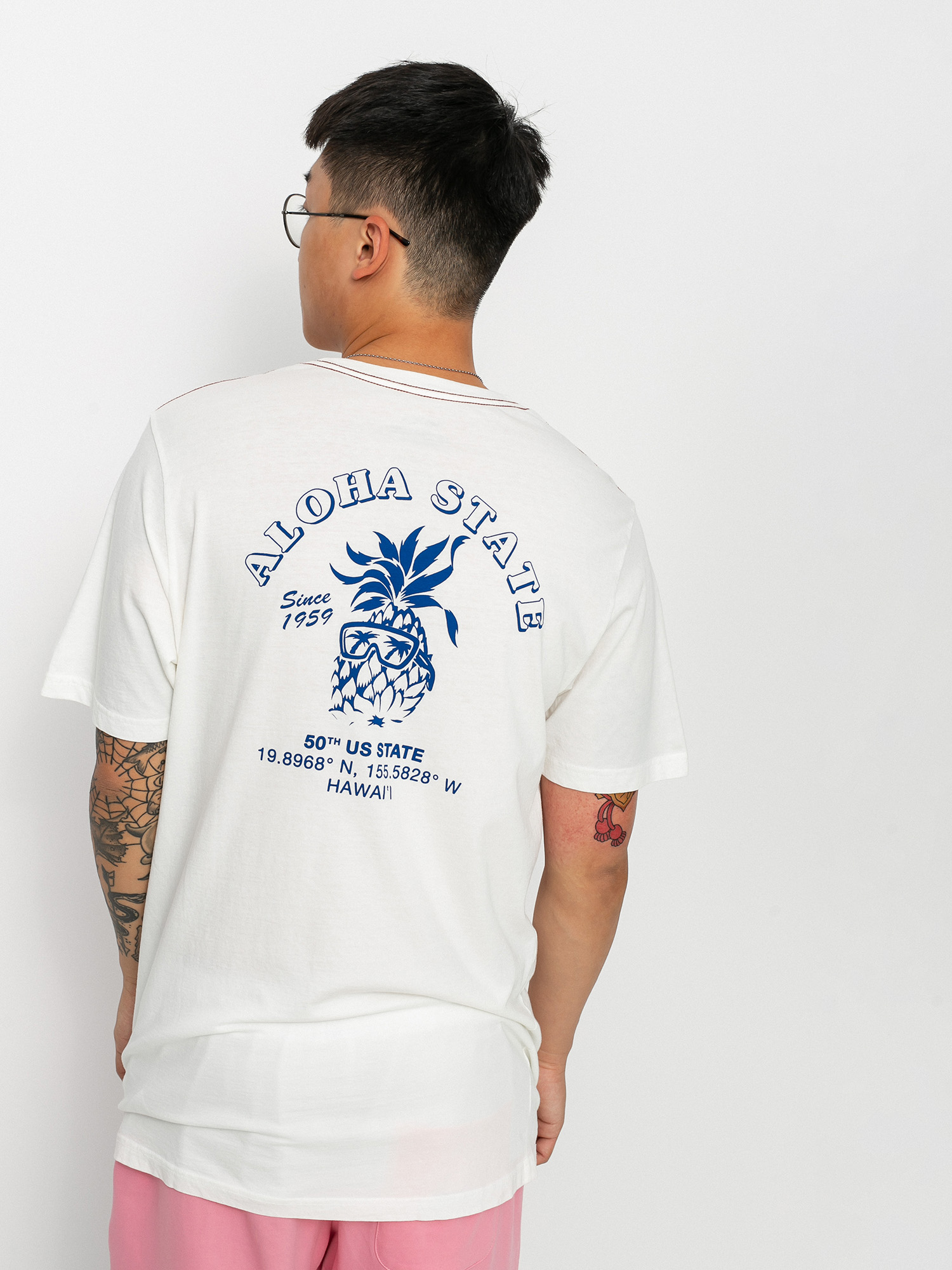 T-shirt RVCA Aloha Shop (antique white)