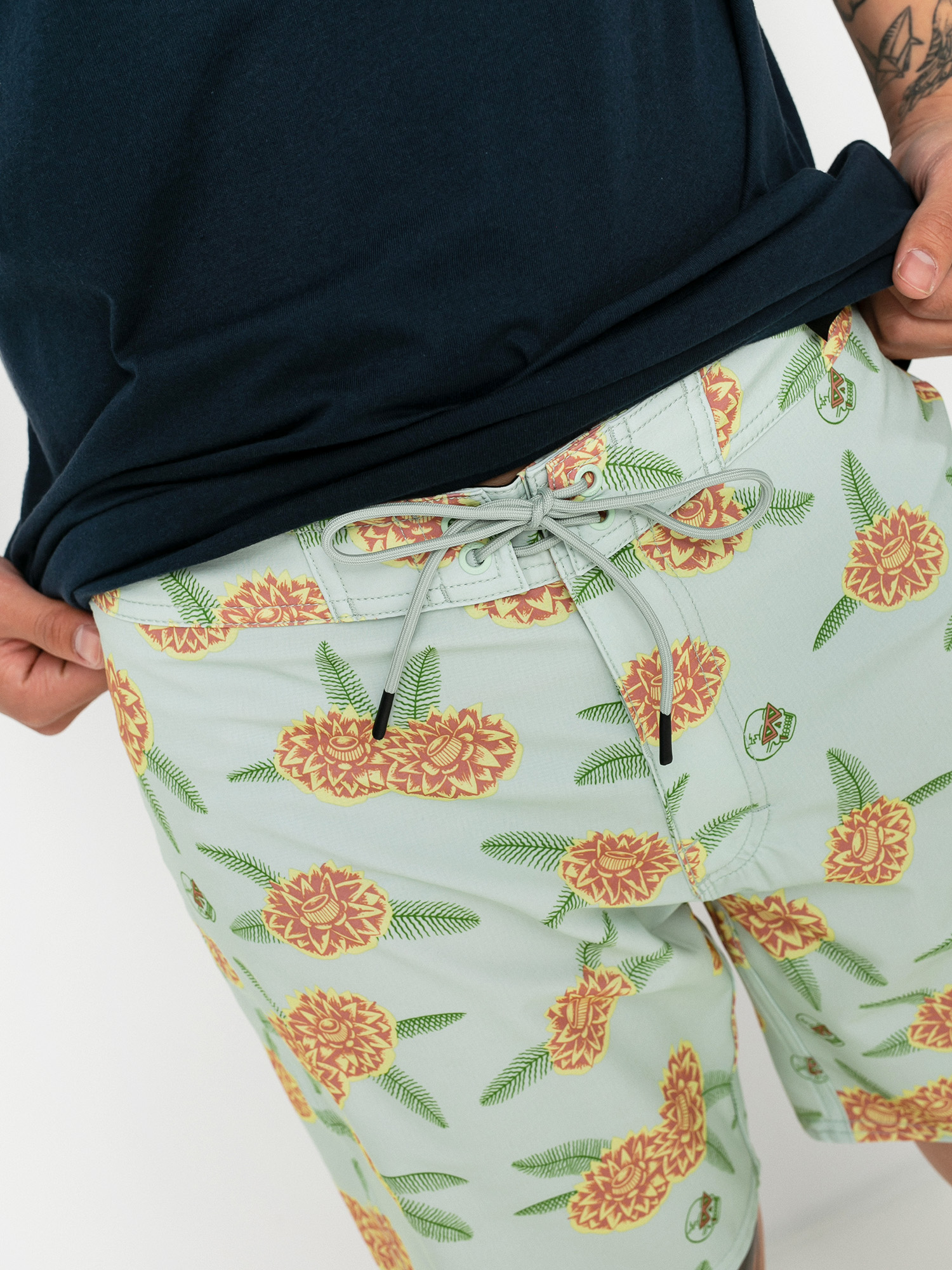 Boardshorty RVCA Luke P Floral Trunk (green tea)