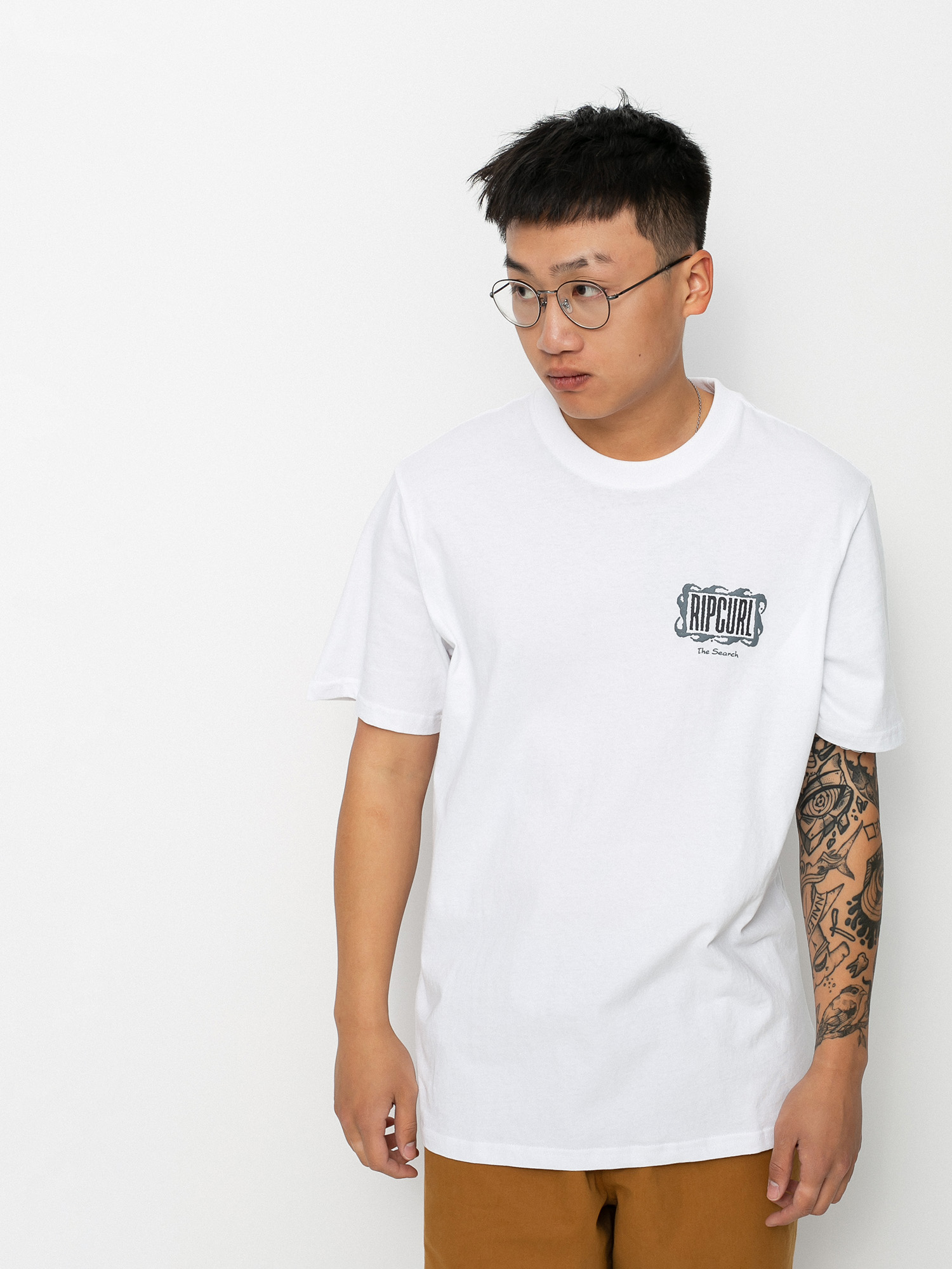 T-shirt Rip Curl Mind Wave Logo (white)