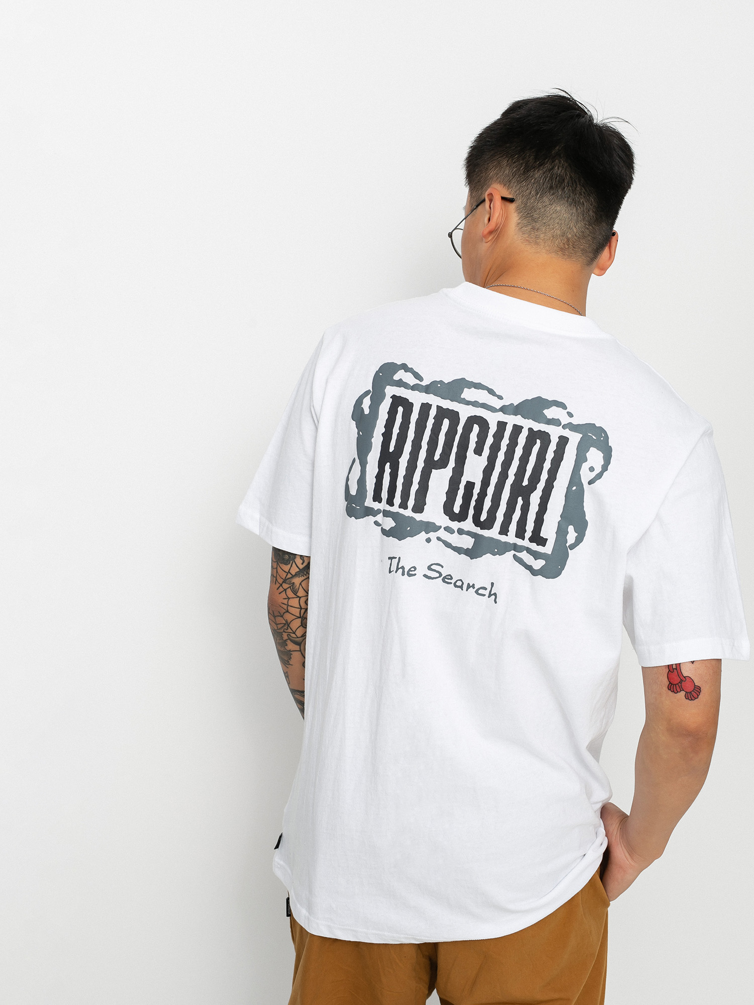 T-shirt Rip Curl Mind Wave Logo (white)