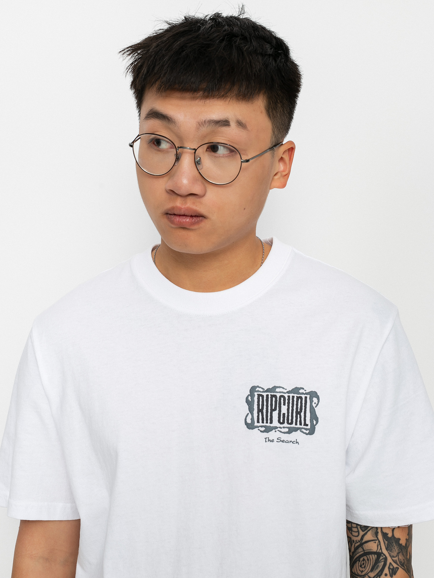 T-shirt Rip Curl Mind Wave Logo (white)