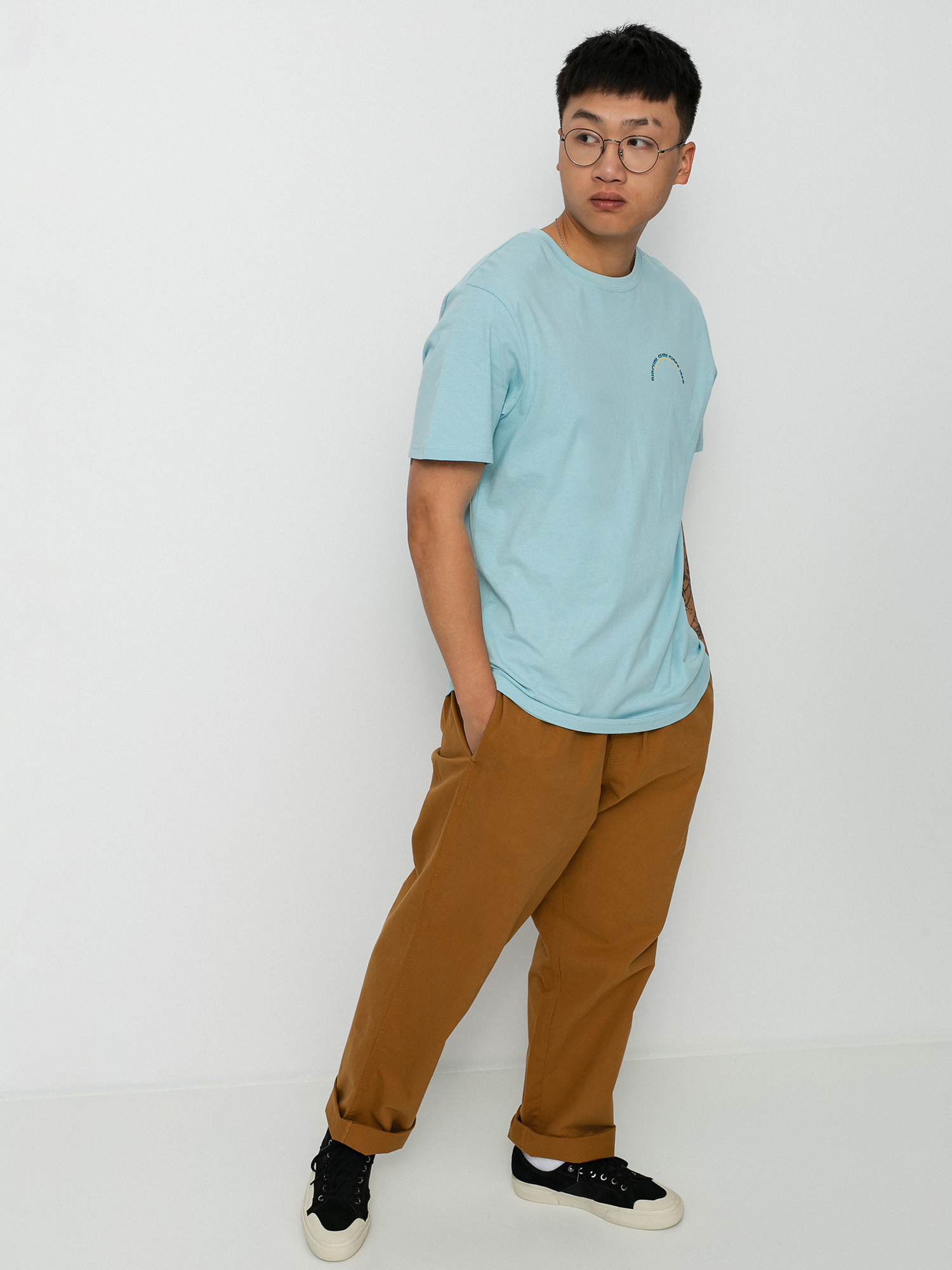 T-shirt Rip Curl Surf Revival Butter (light blue)