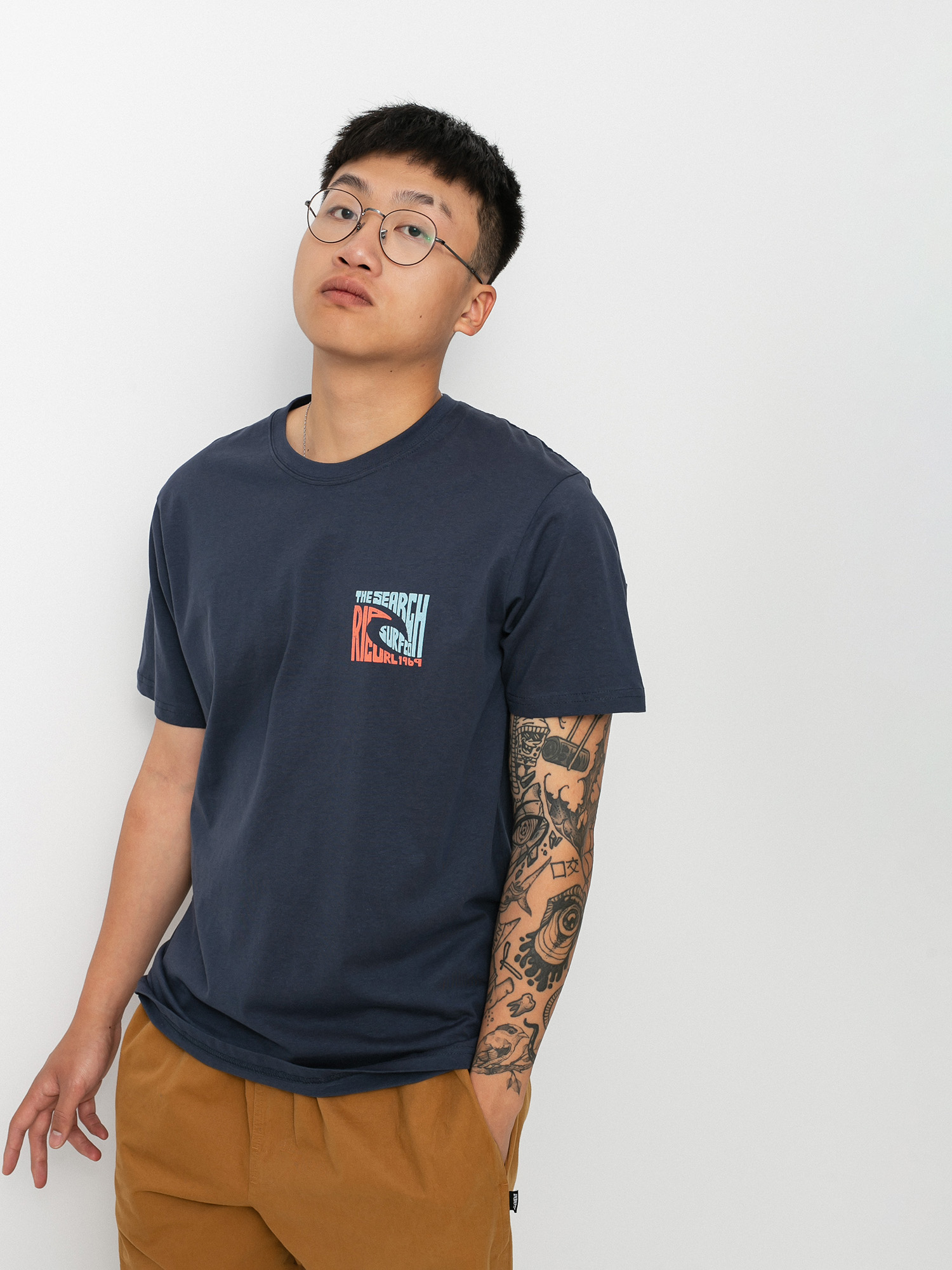 T-shirt Rip Curl Icon Cutout (navy)