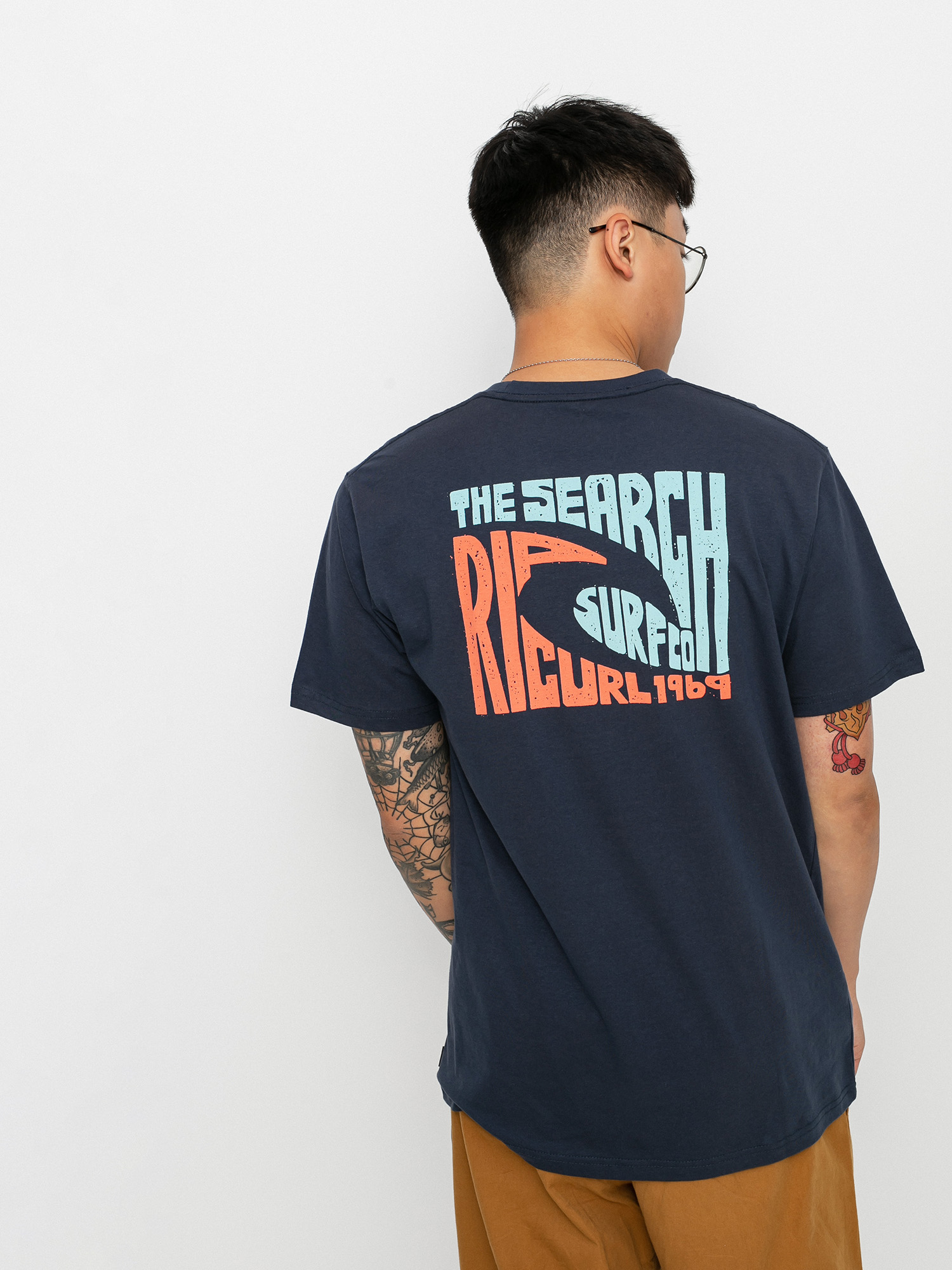 T-shirt Rip Curl Icon Cutout (navy)