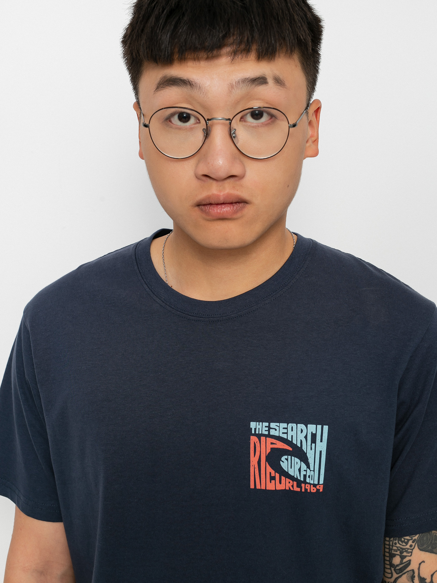 T-shirt Rip Curl Icon Cutout (navy)