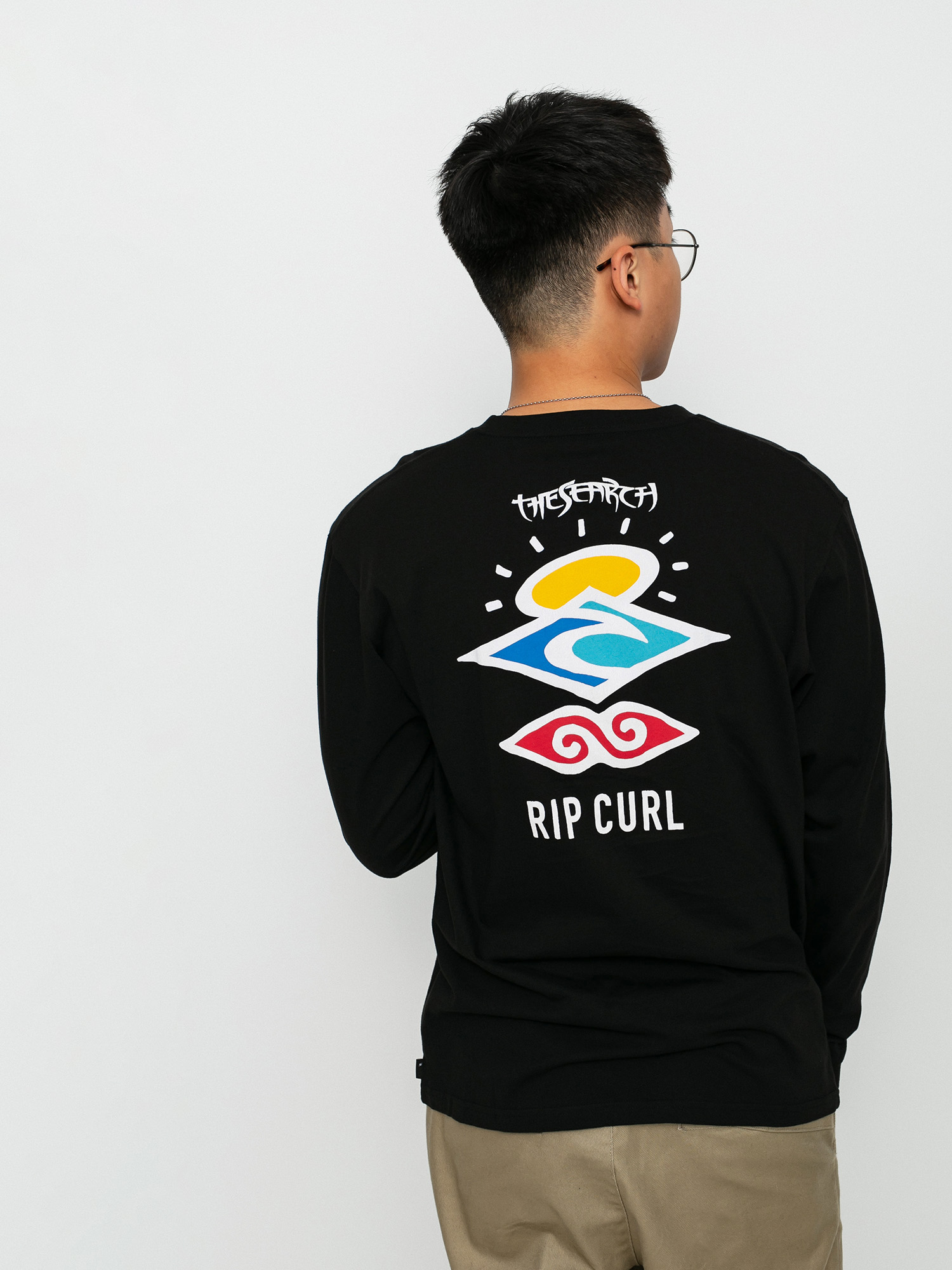 Longsleeve Rip Curl Search (black)