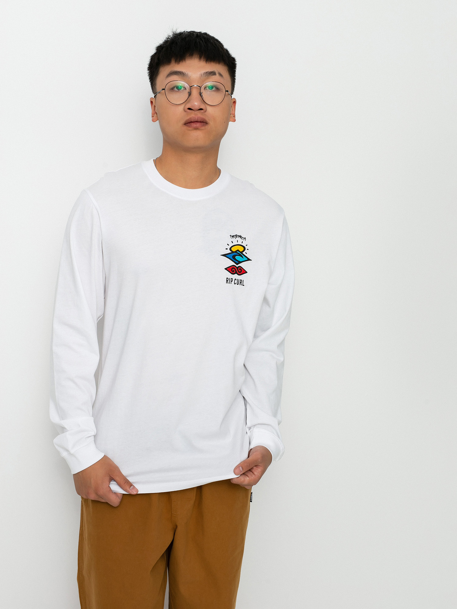Longsleeve Rip Curl Search (white)