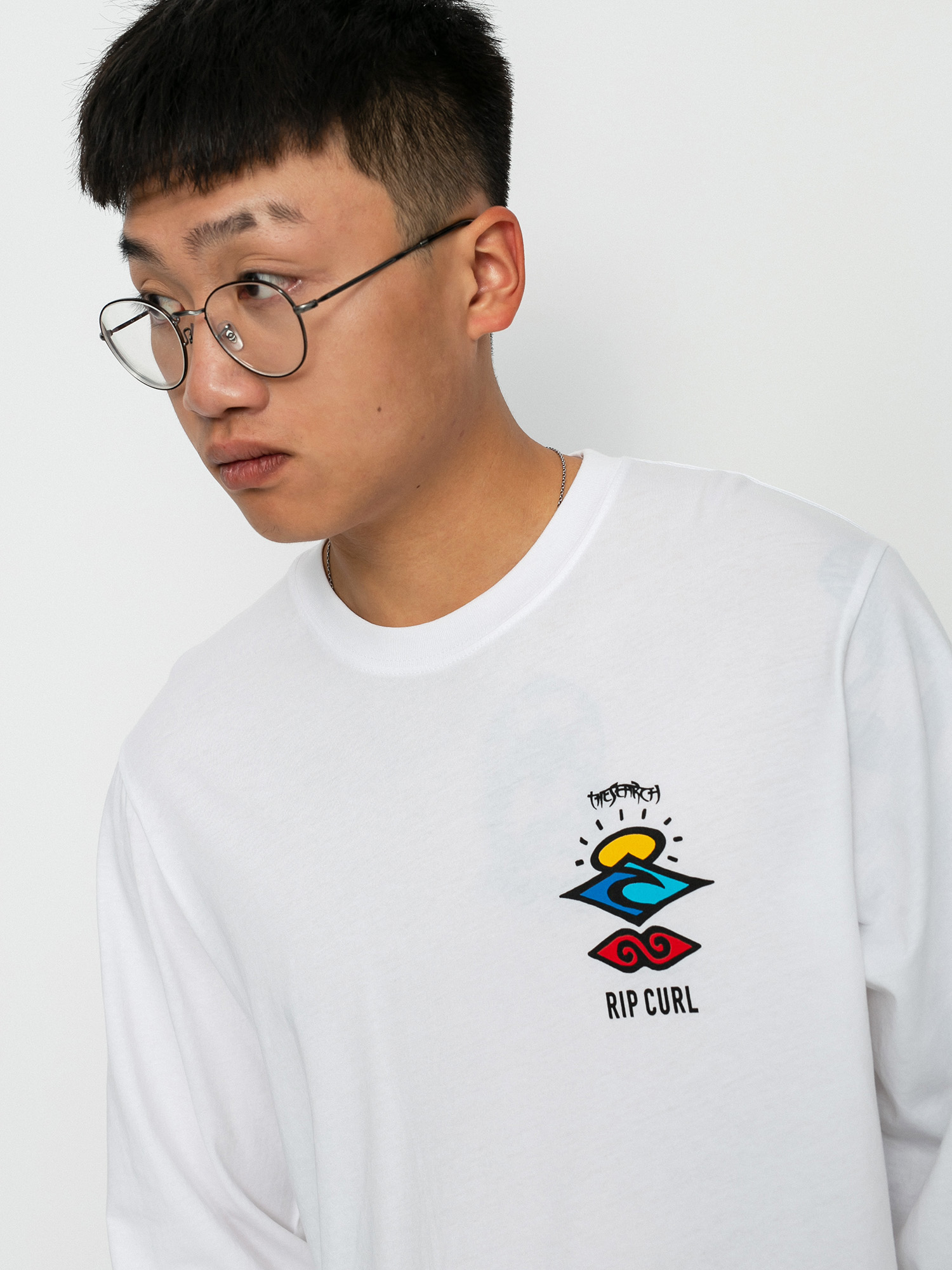 Longsleeve Rip Curl Search (white)