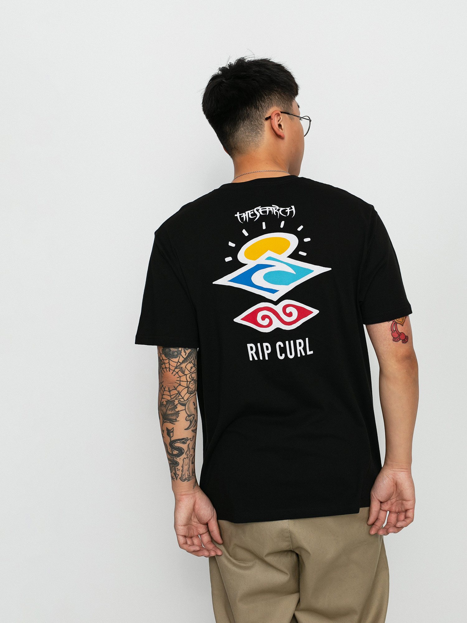 T-shirt Rip Curl Search (black)