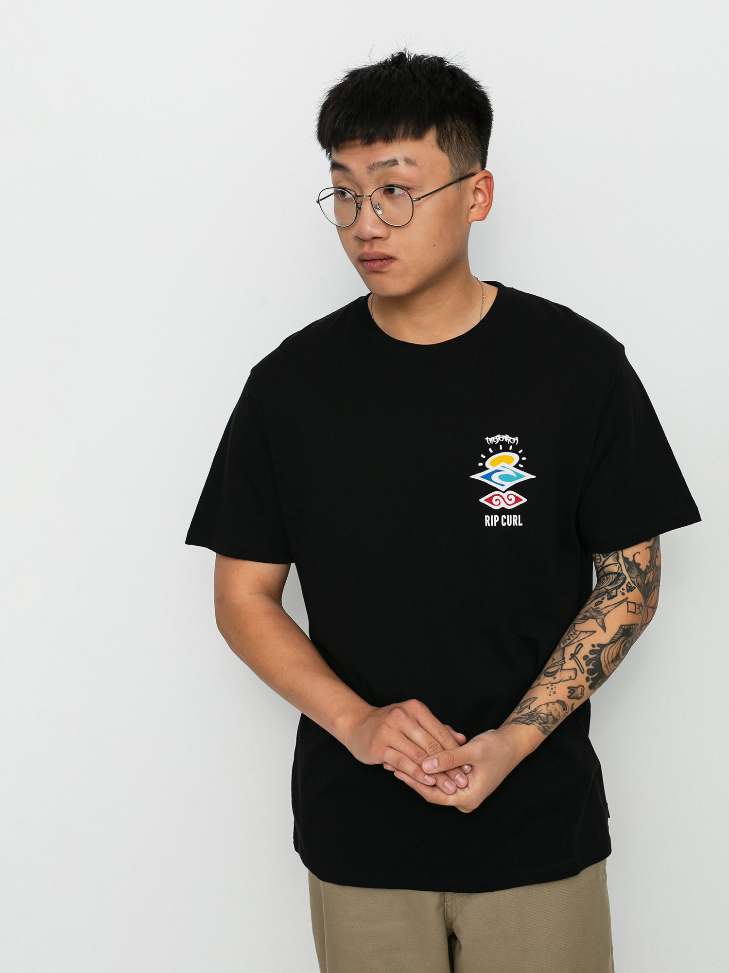 T-shirt Rip Curl Search (black)
