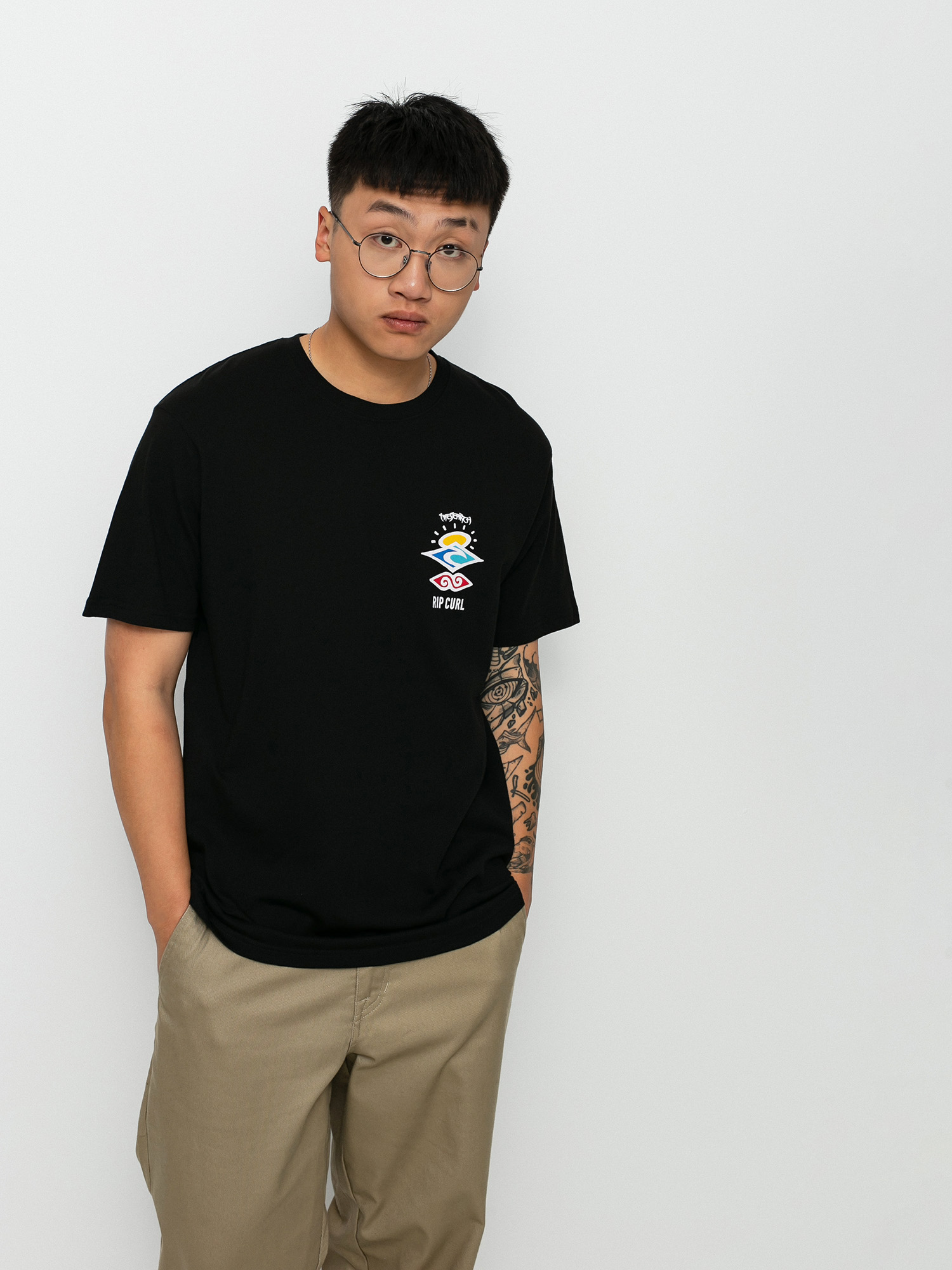 T-shirt Rip Curl Search (black)
