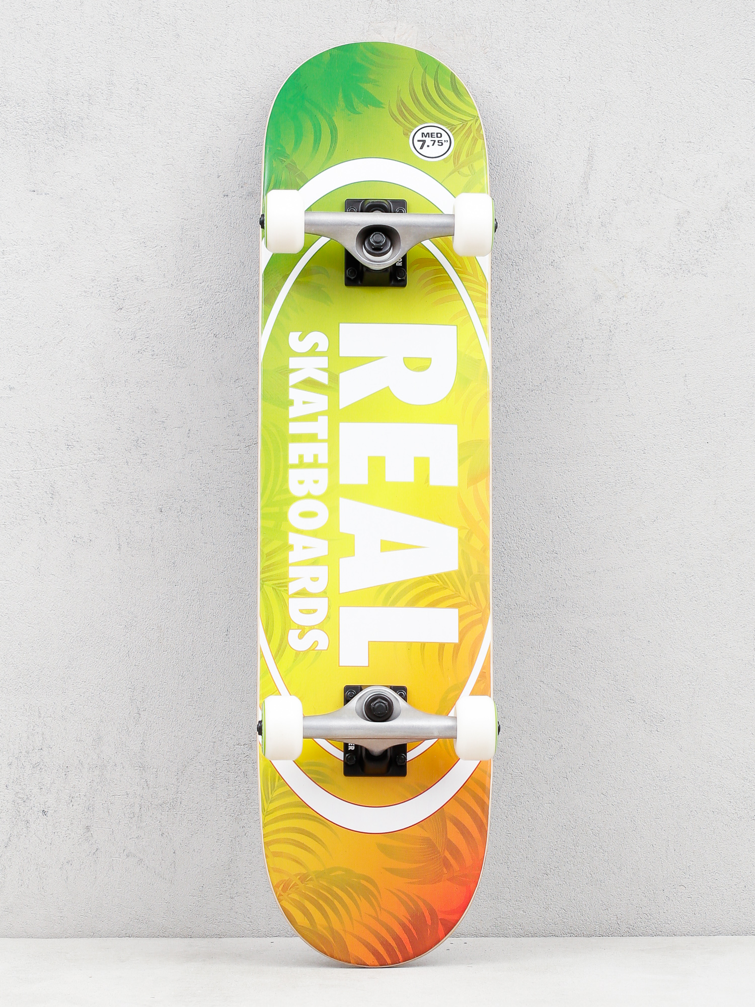 Deskorolka Real Island Oval (green/orange)