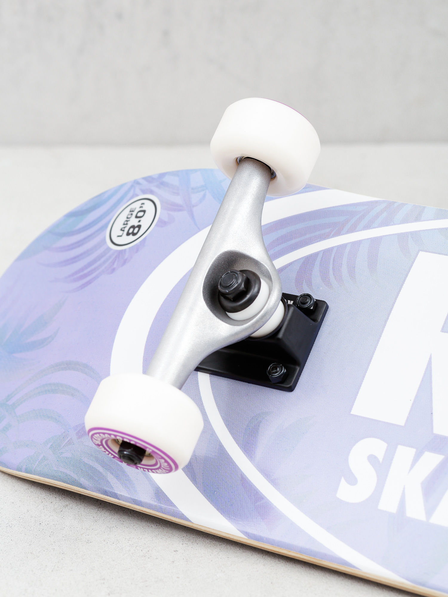 Deskorolka Real Island Oval (purple/cyan)
