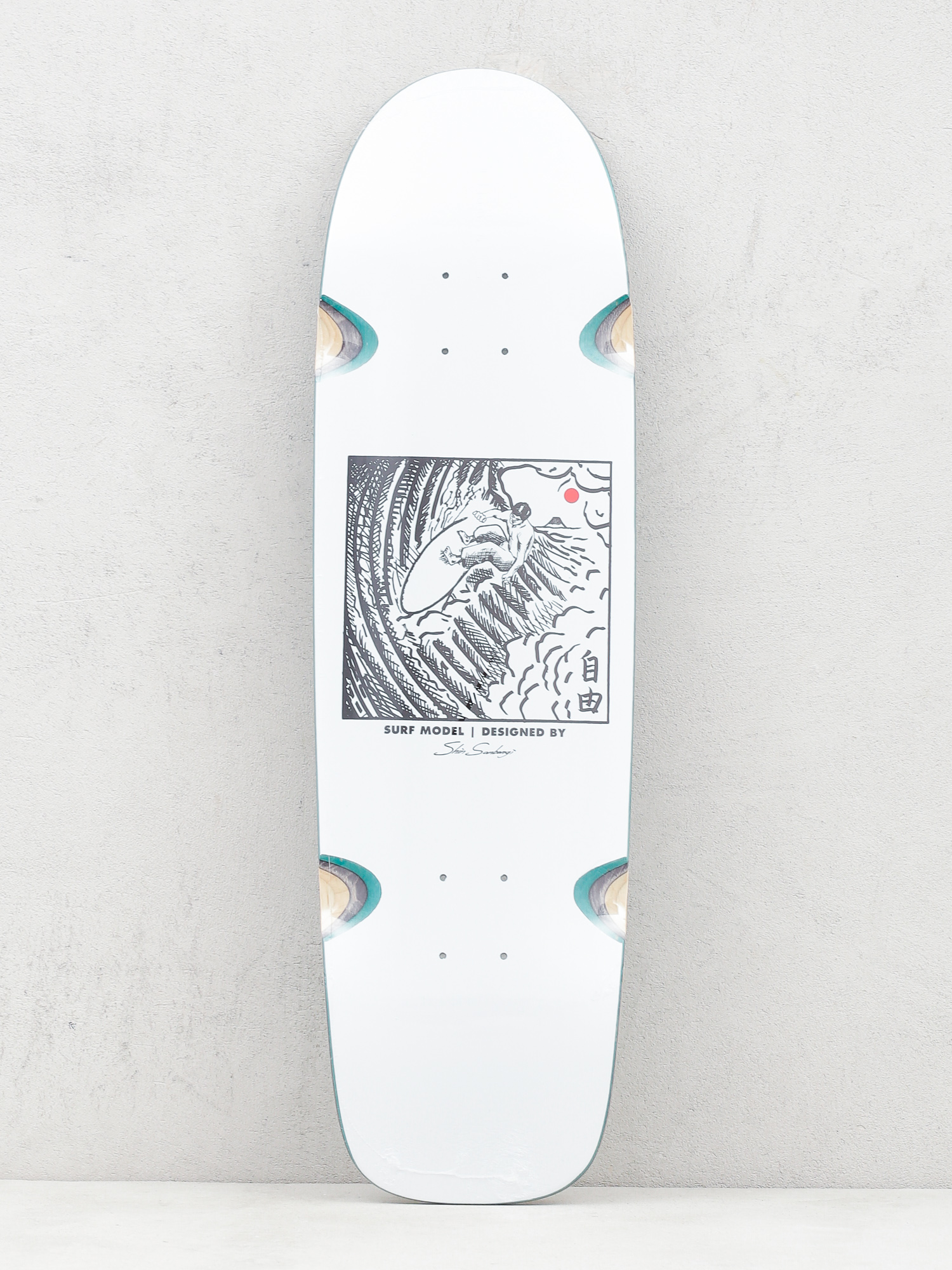 Deck Polar Skate Shin Sanbongi Freedom Wheel Well (white)