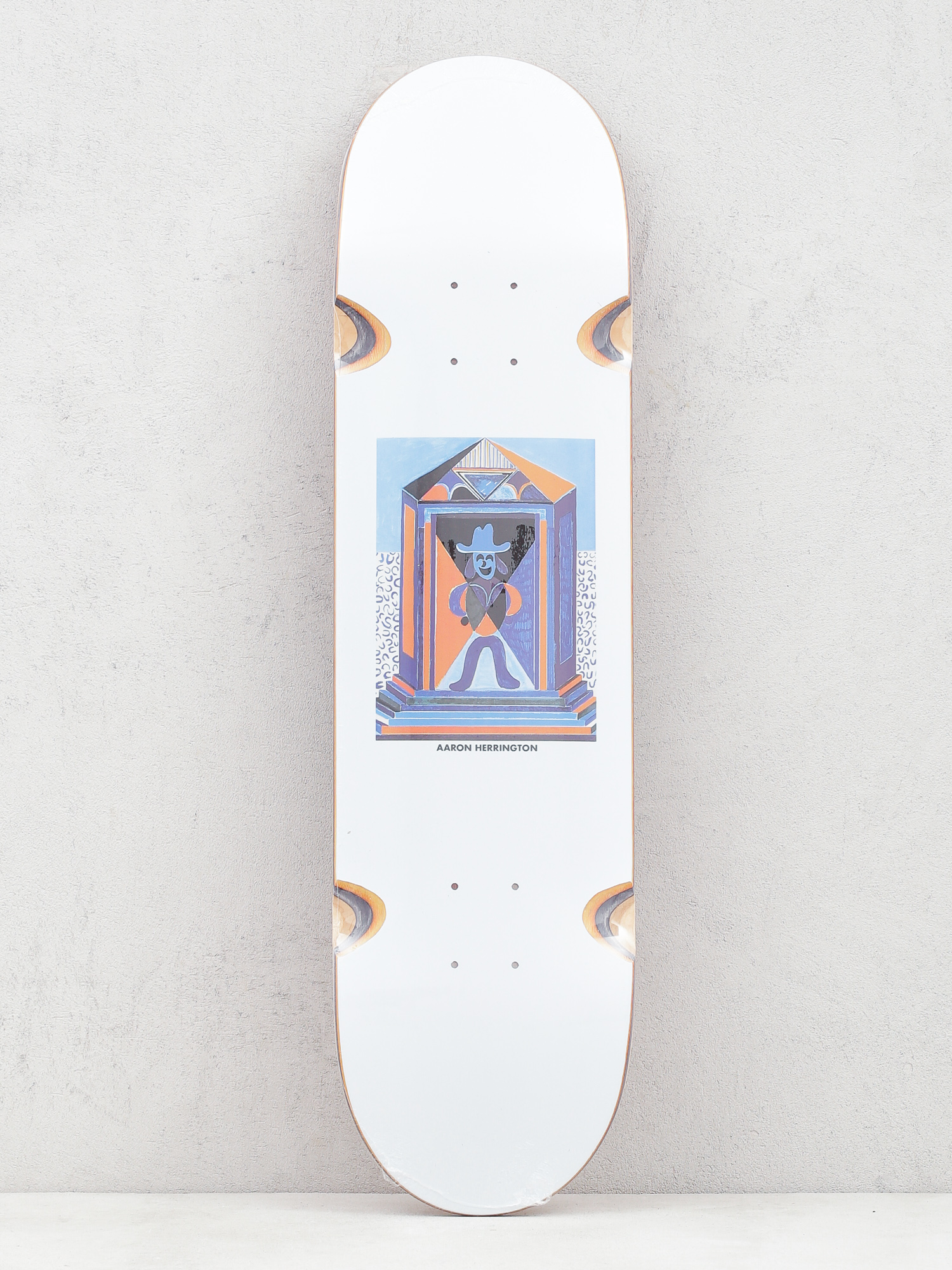 Deck Polar Skate Aaron Herrington Mausoleum Wheel Well (white)