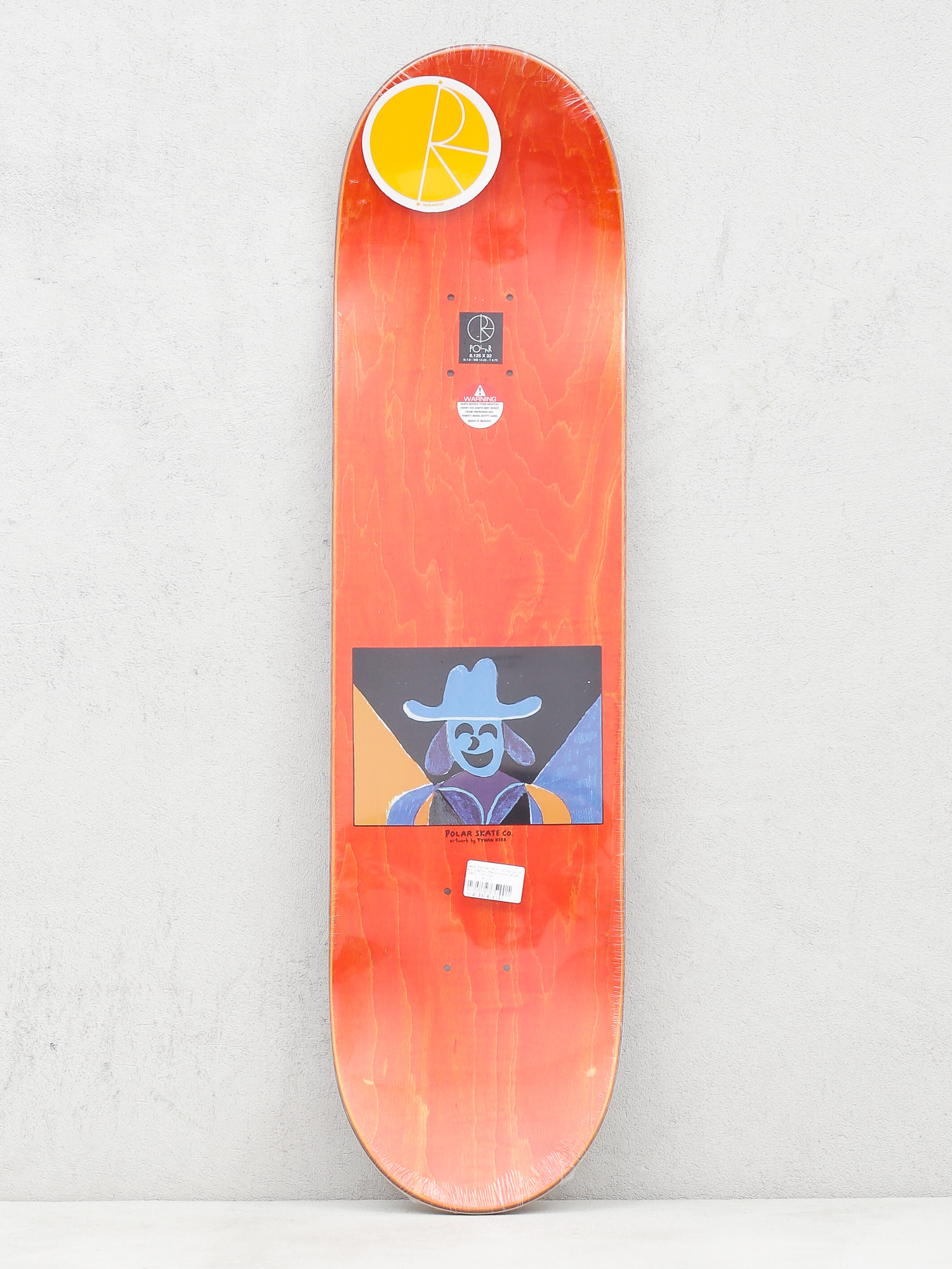 Deck Polar Skate Aaron Herrington Mausoleum Wheel Well (white)