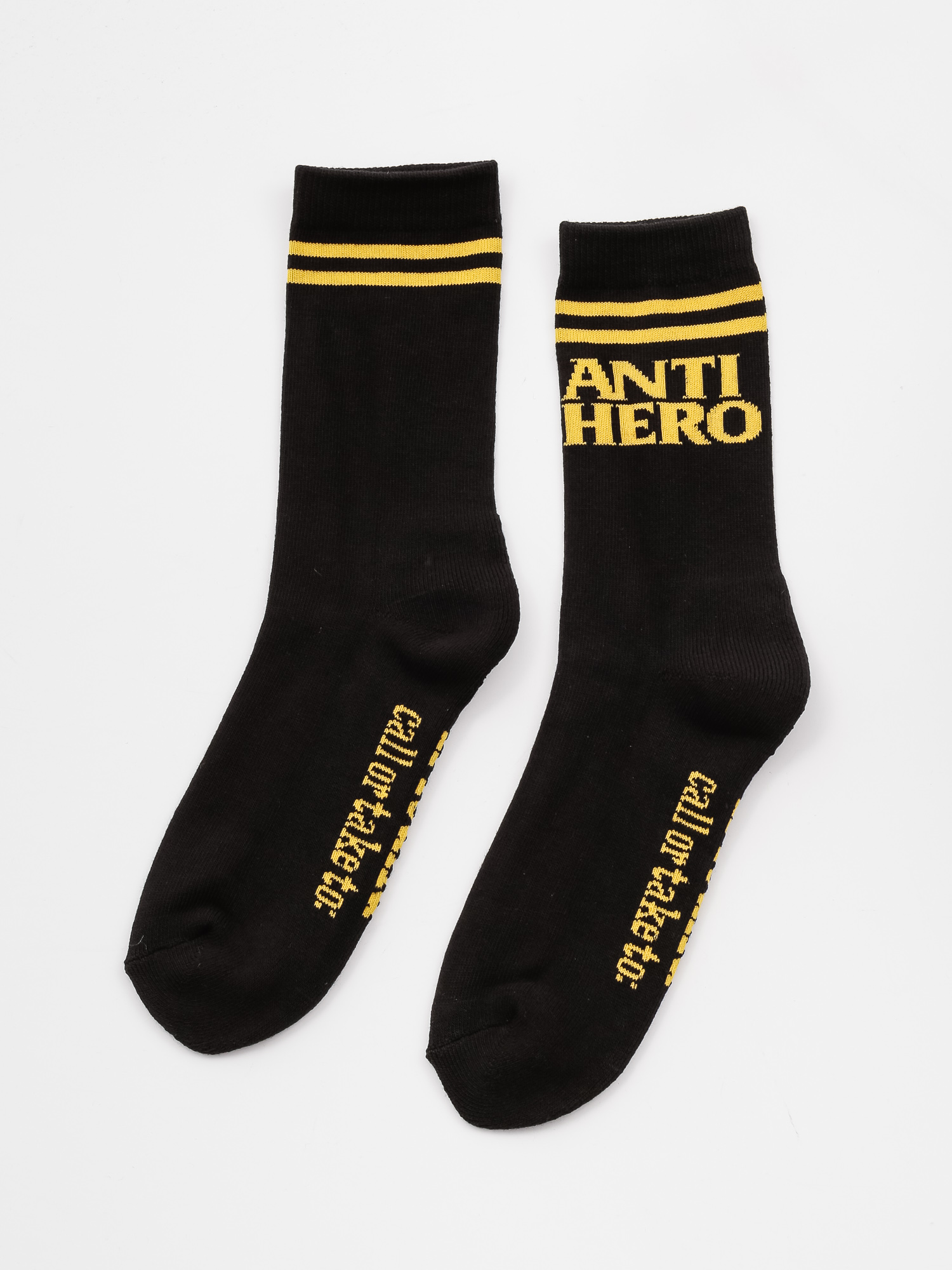 Skarpetki Antihero Blkhero If Found (black/yellow)
