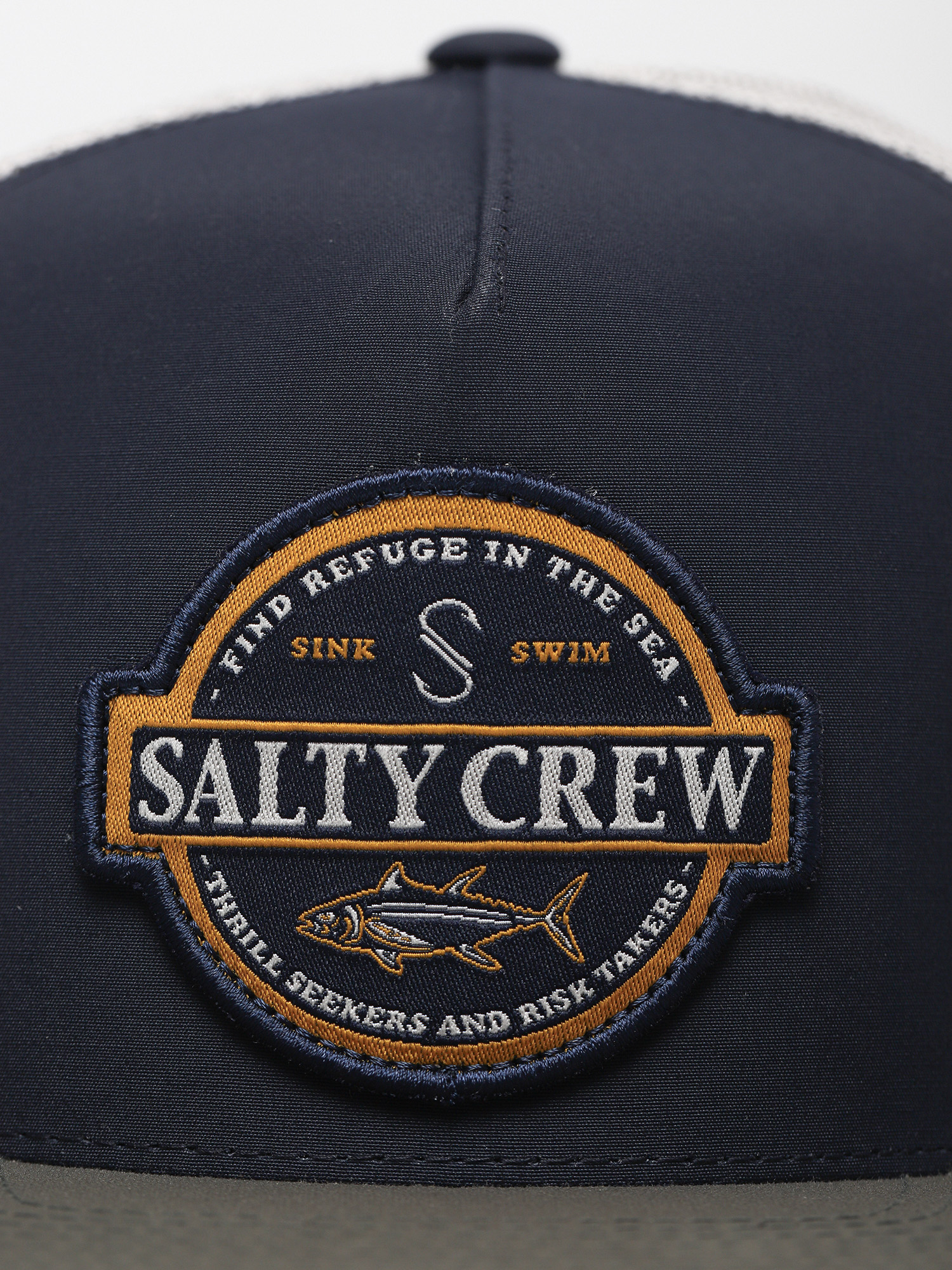 Czapka z daszkiem Salty Crew Deep Sea Trucker (navy/silver)