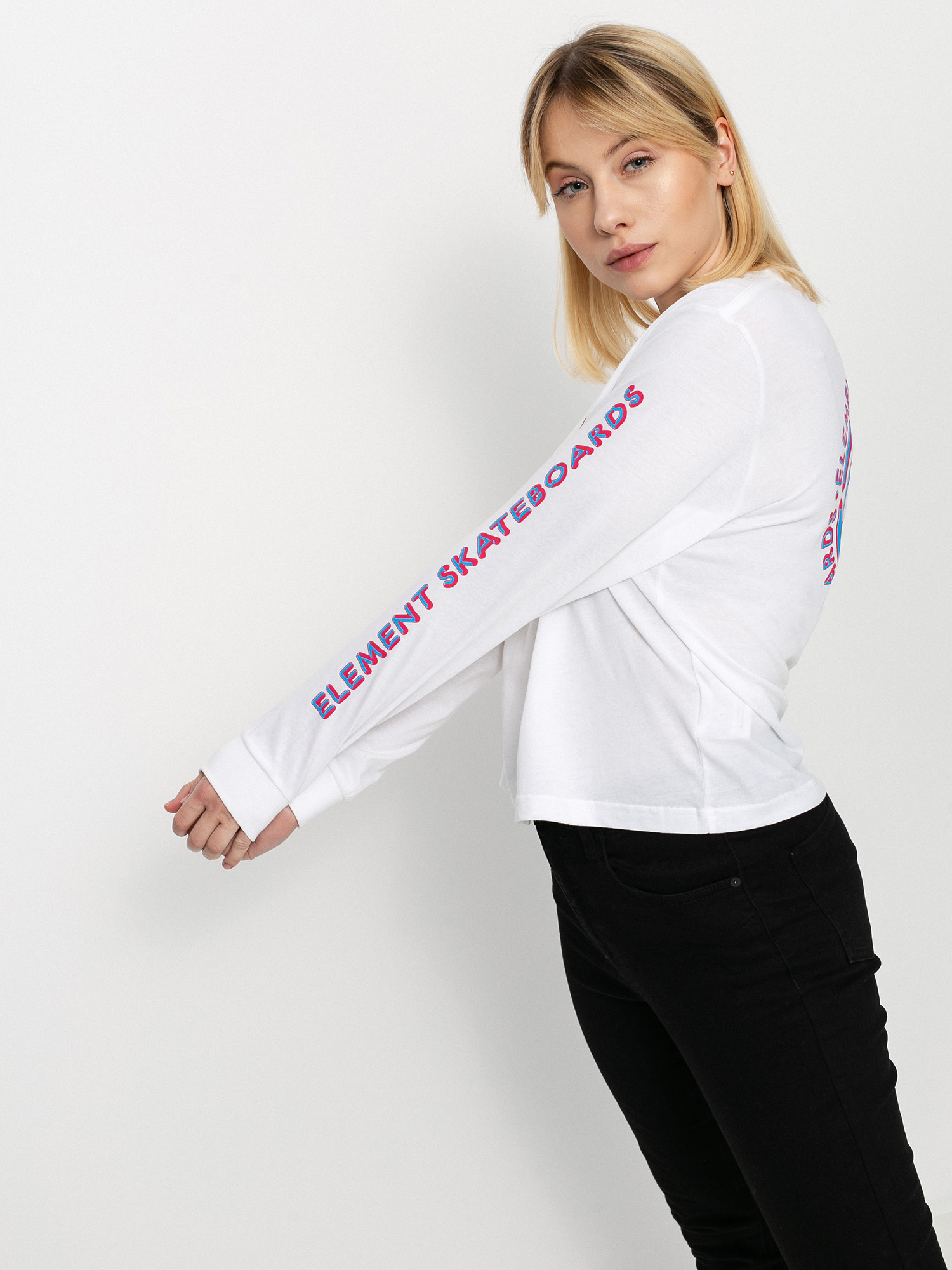 Longsleeve Element Chrome Wmn (optic white)