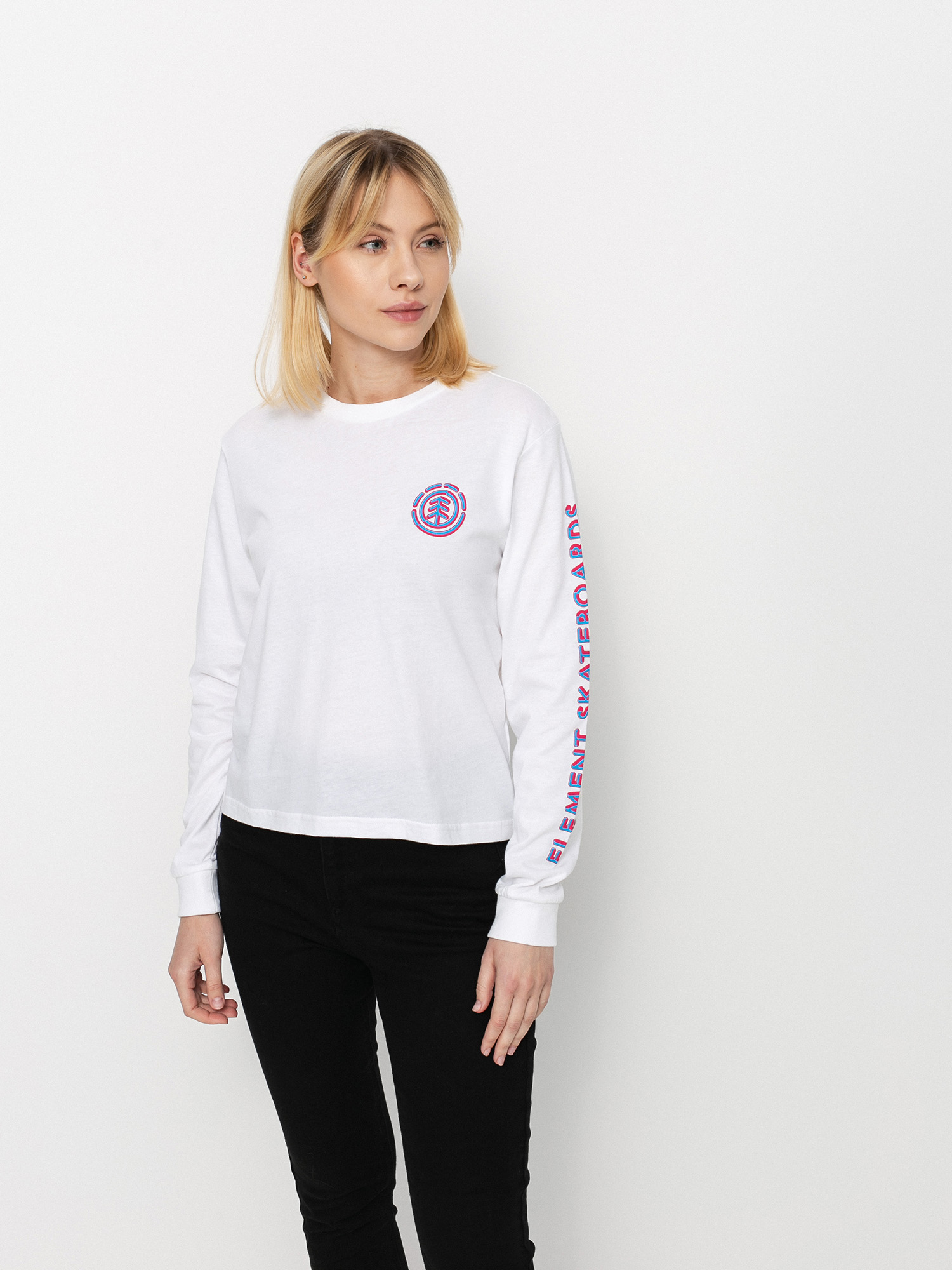Longsleeve Element Chrome Wmn (optic white)