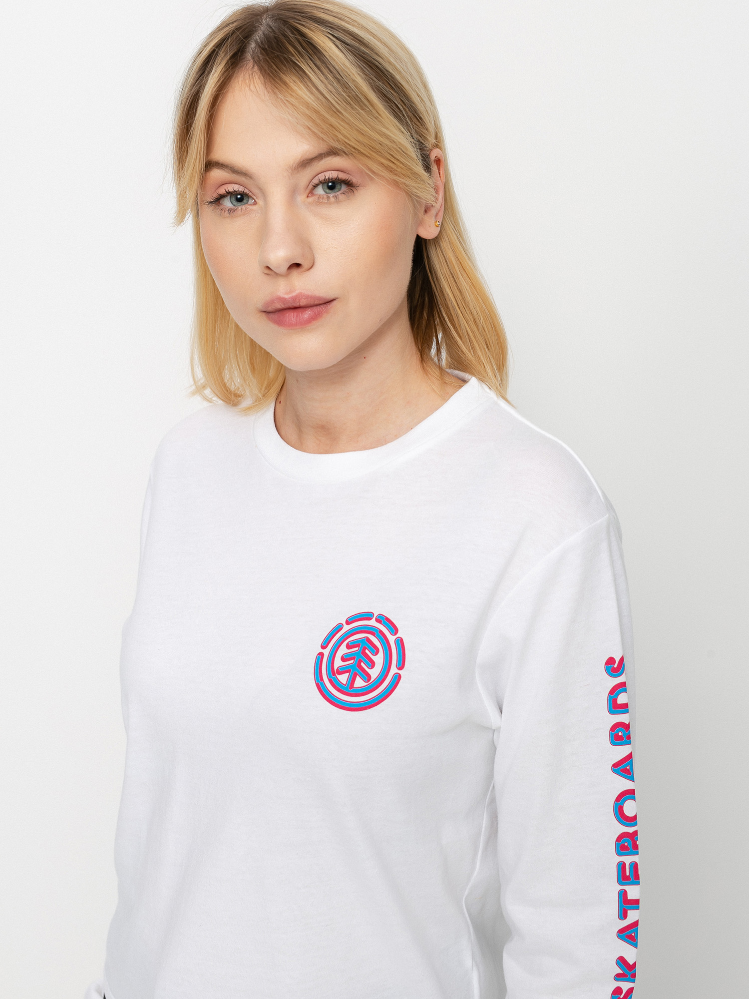 Longsleeve Element Chrome Wmn (optic white)