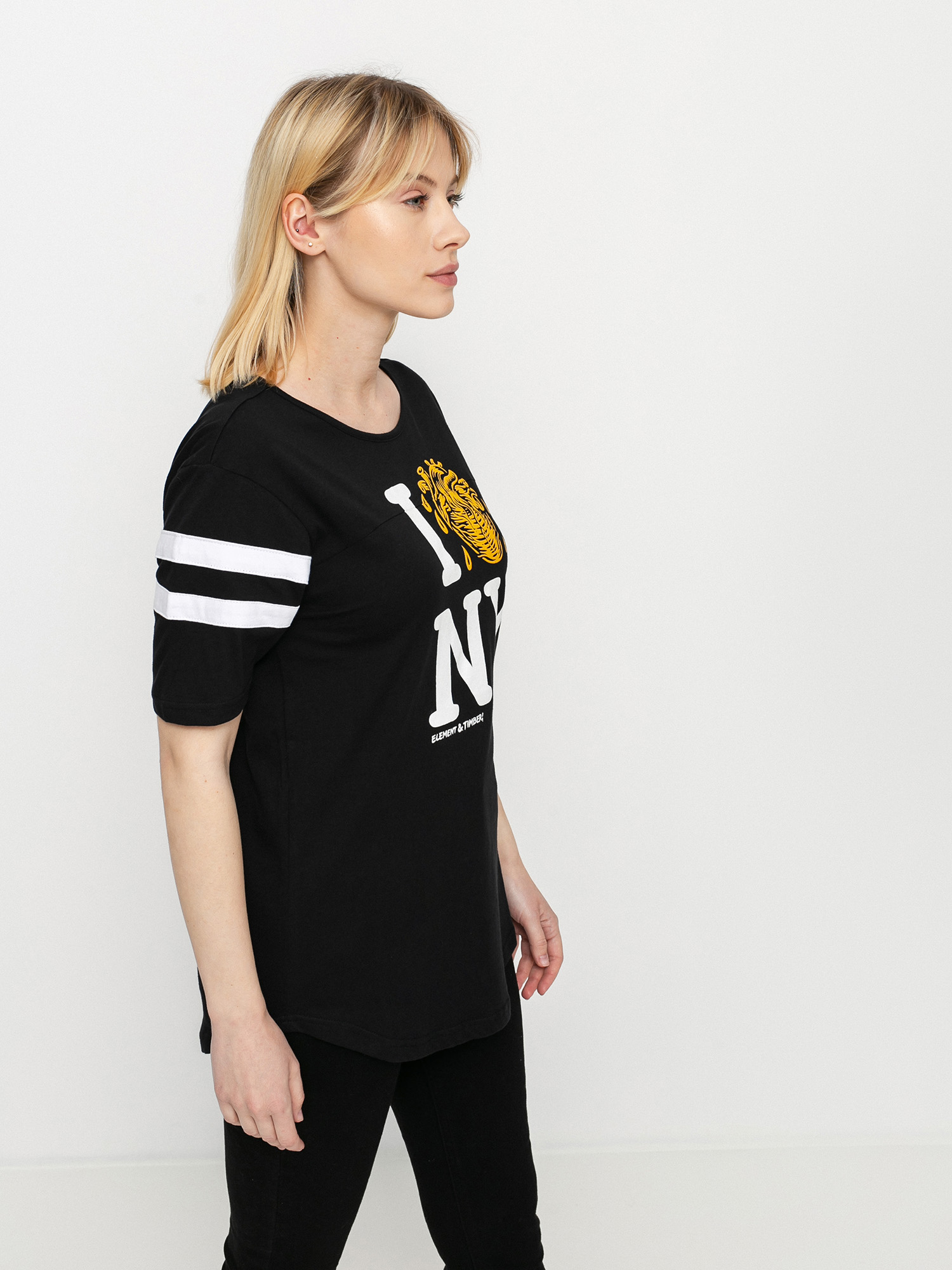 T-shirt Element I Heart Football Wmn (black)