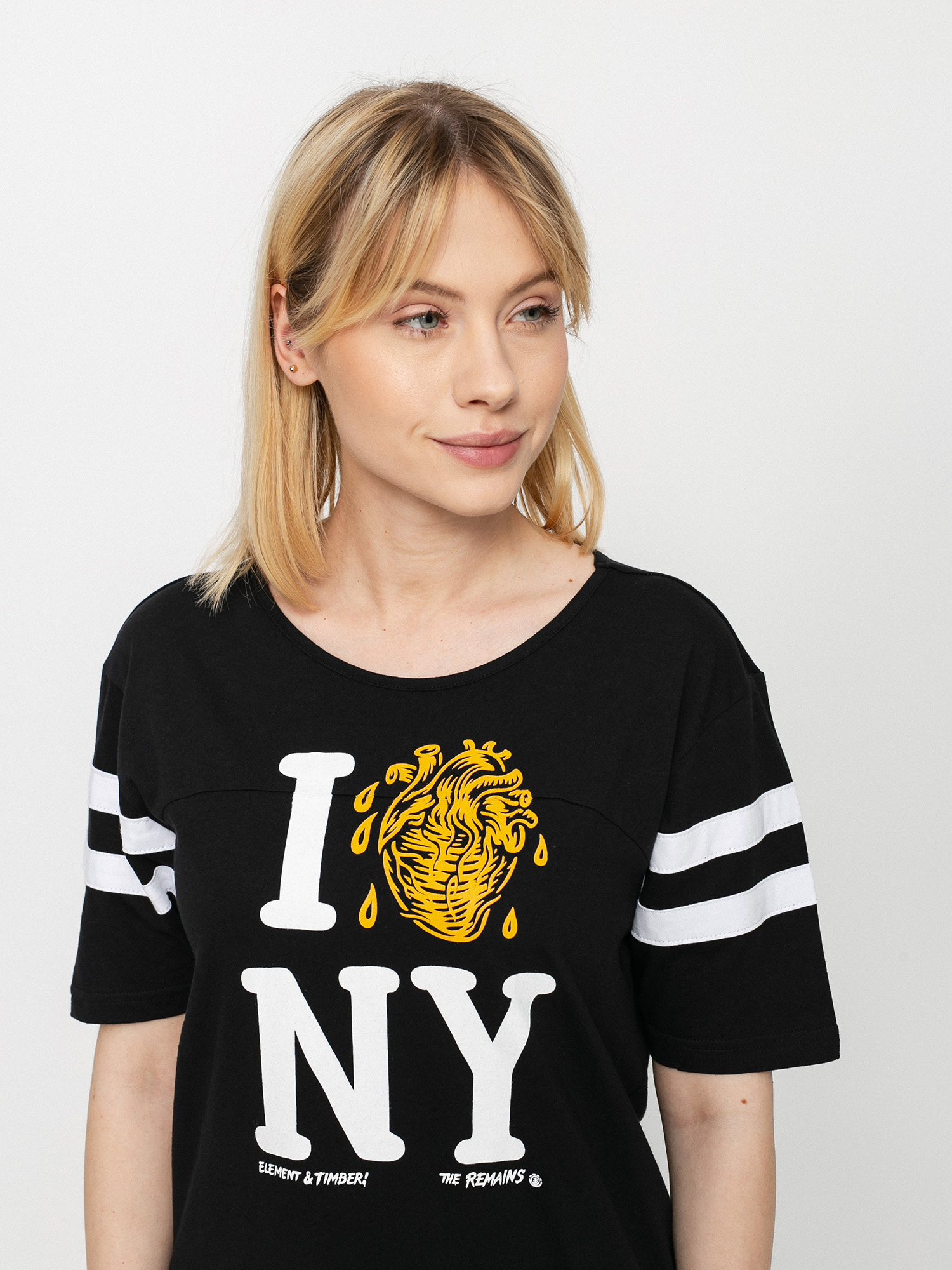 T-shirt Element I Heart Football Wmn (black)