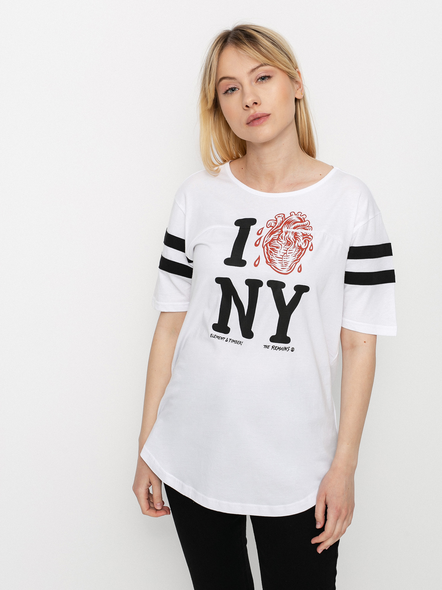 T-shirt Element I Heart Football Wmn (optic white)