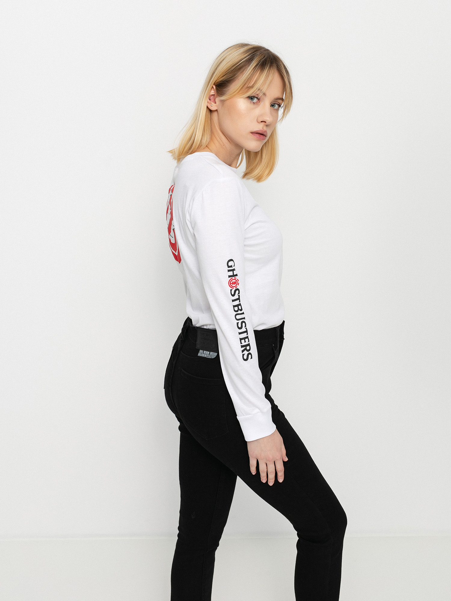 Longsleeve Element Ghostbusters Wmn (optic white)
