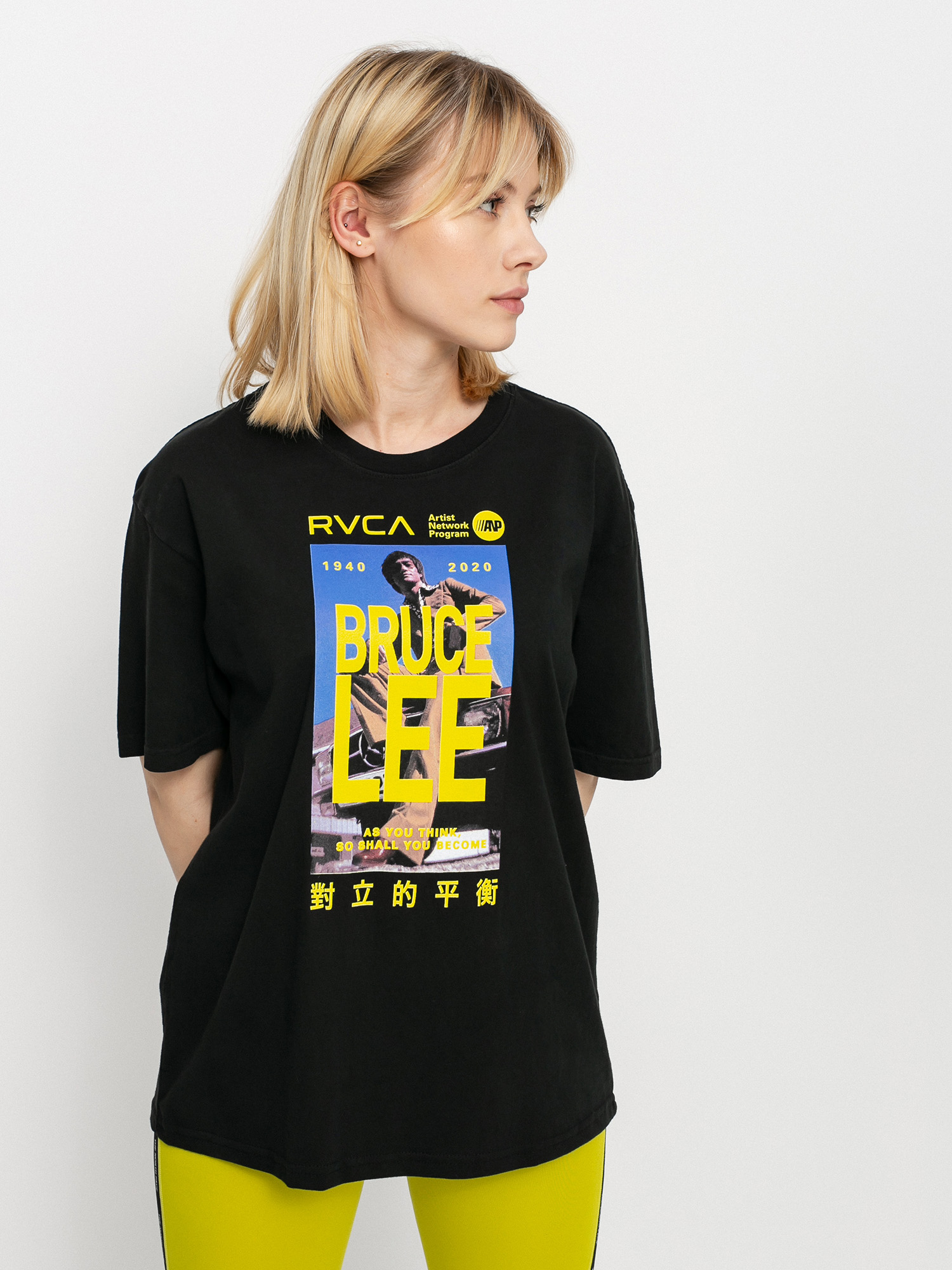 T-shirt RVCA As You Think Crop Wmn (black)