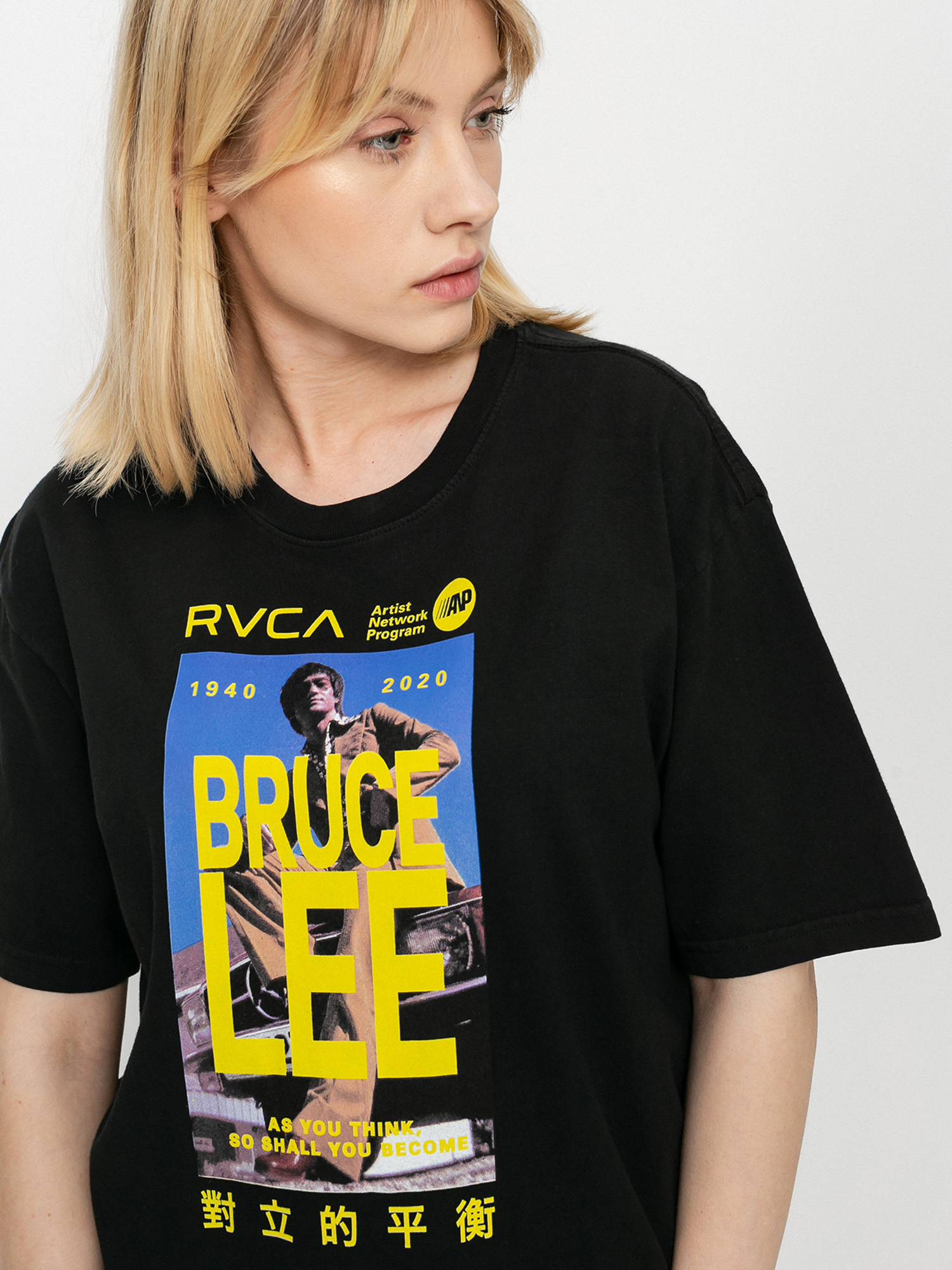 T-shirt RVCA As You Think Crop Wmn (black)