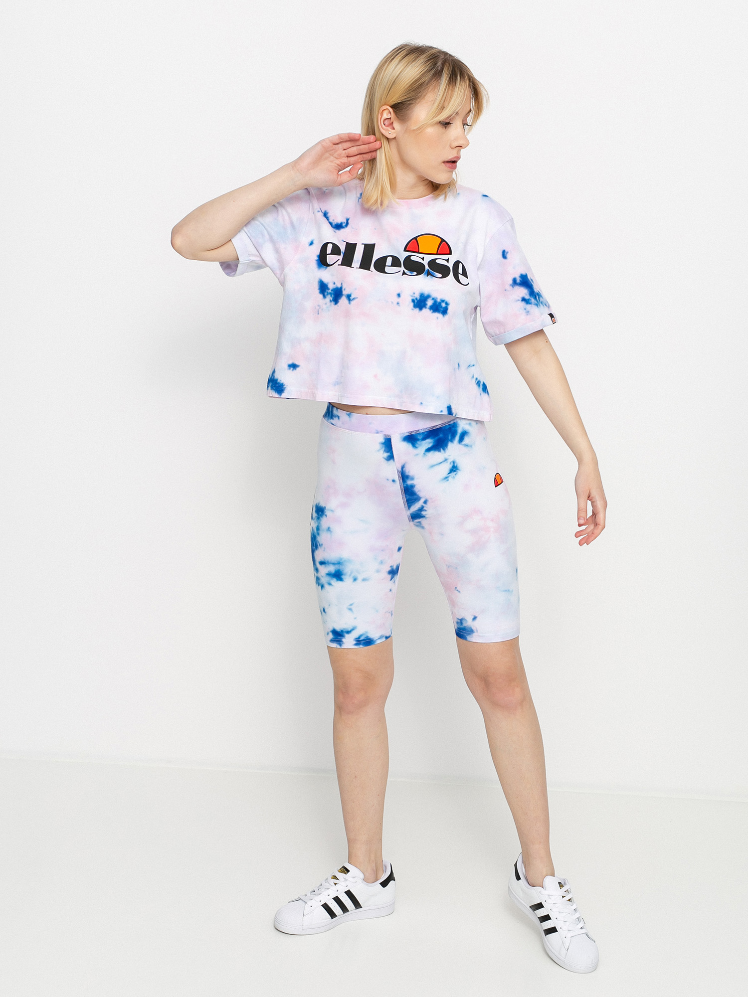 T-shirt Ellesse Alberta Wmn (blue tie dye)