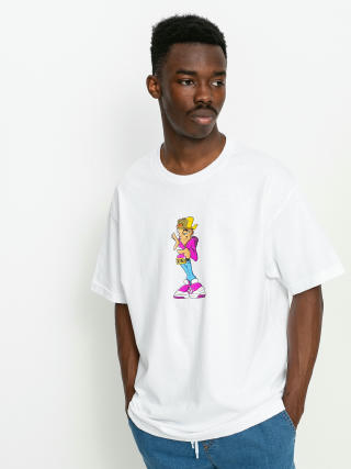 T-shirt Pizza Skateboards P Boy (white)