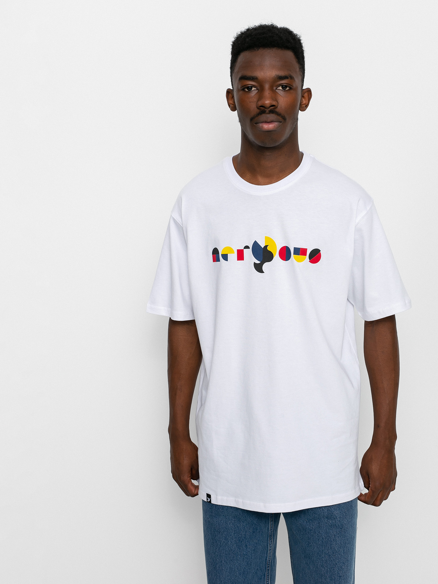 T-shirt Nervous Geo (white)