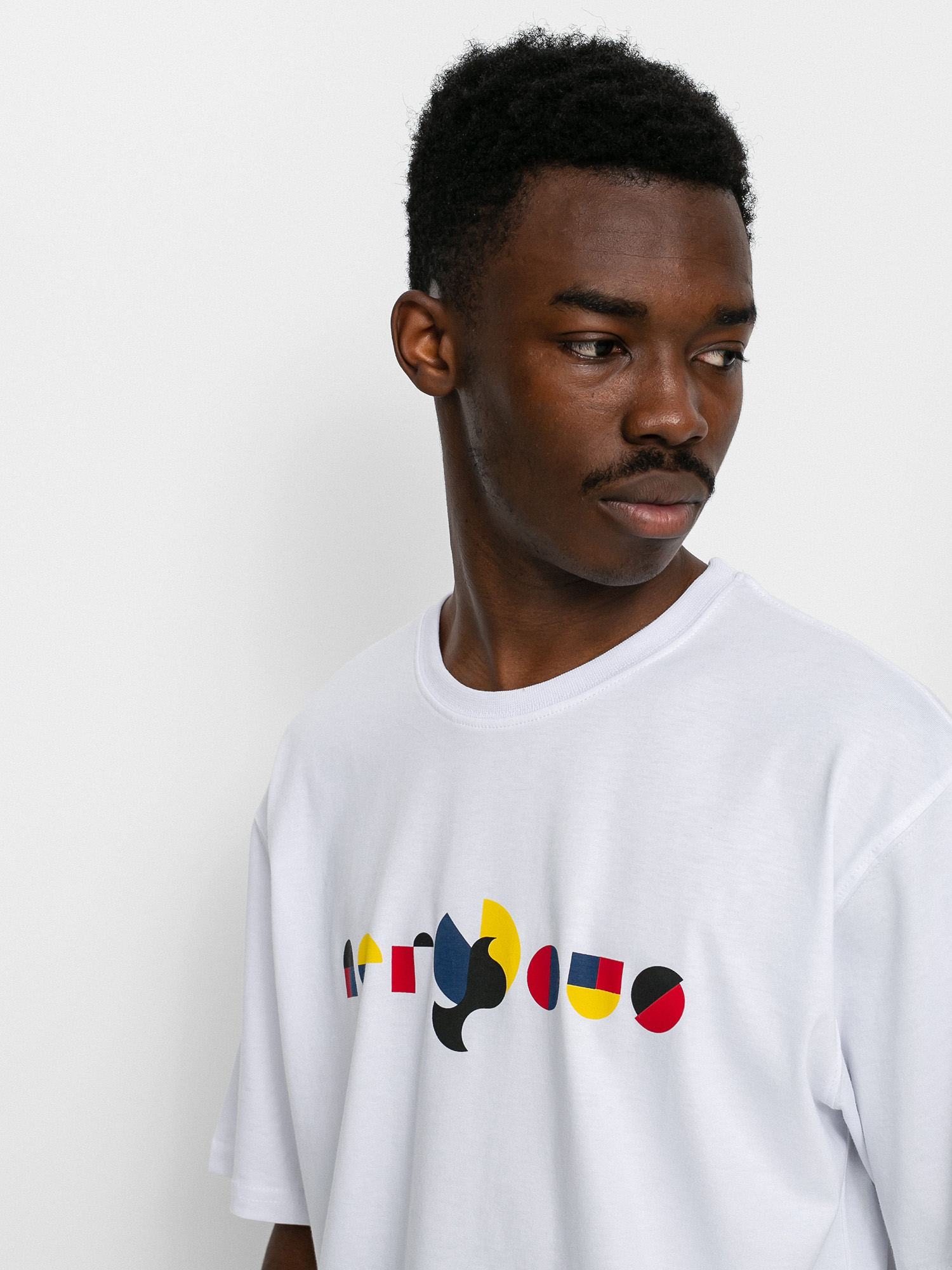T-shirt Nervous Geo (white)