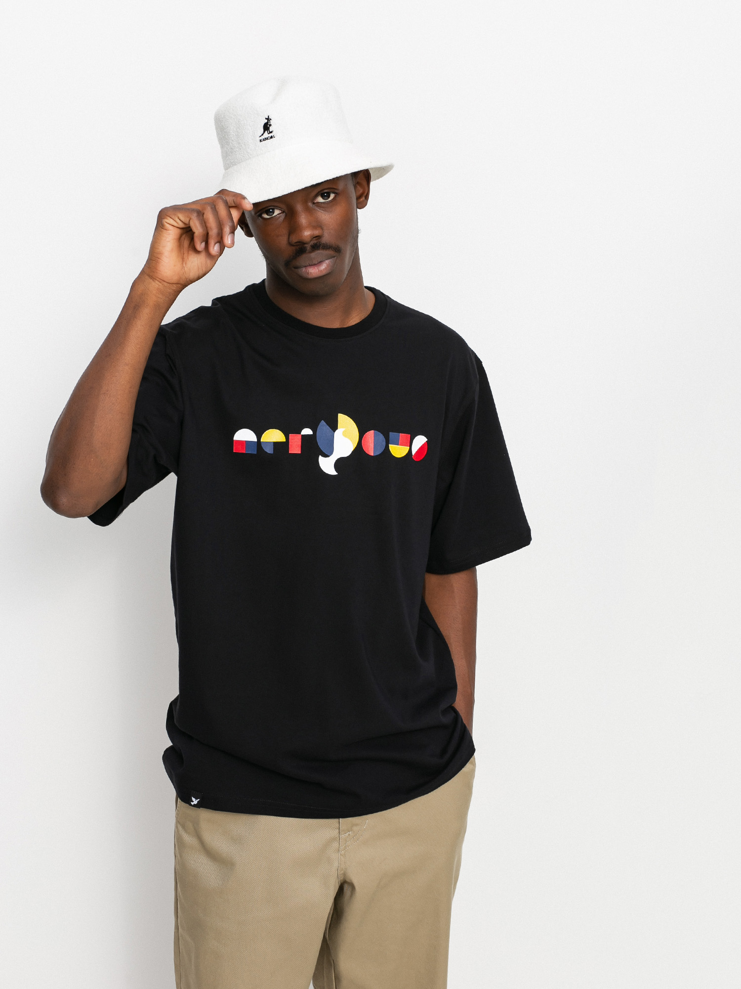 T-shirt Nervous Geo (black)