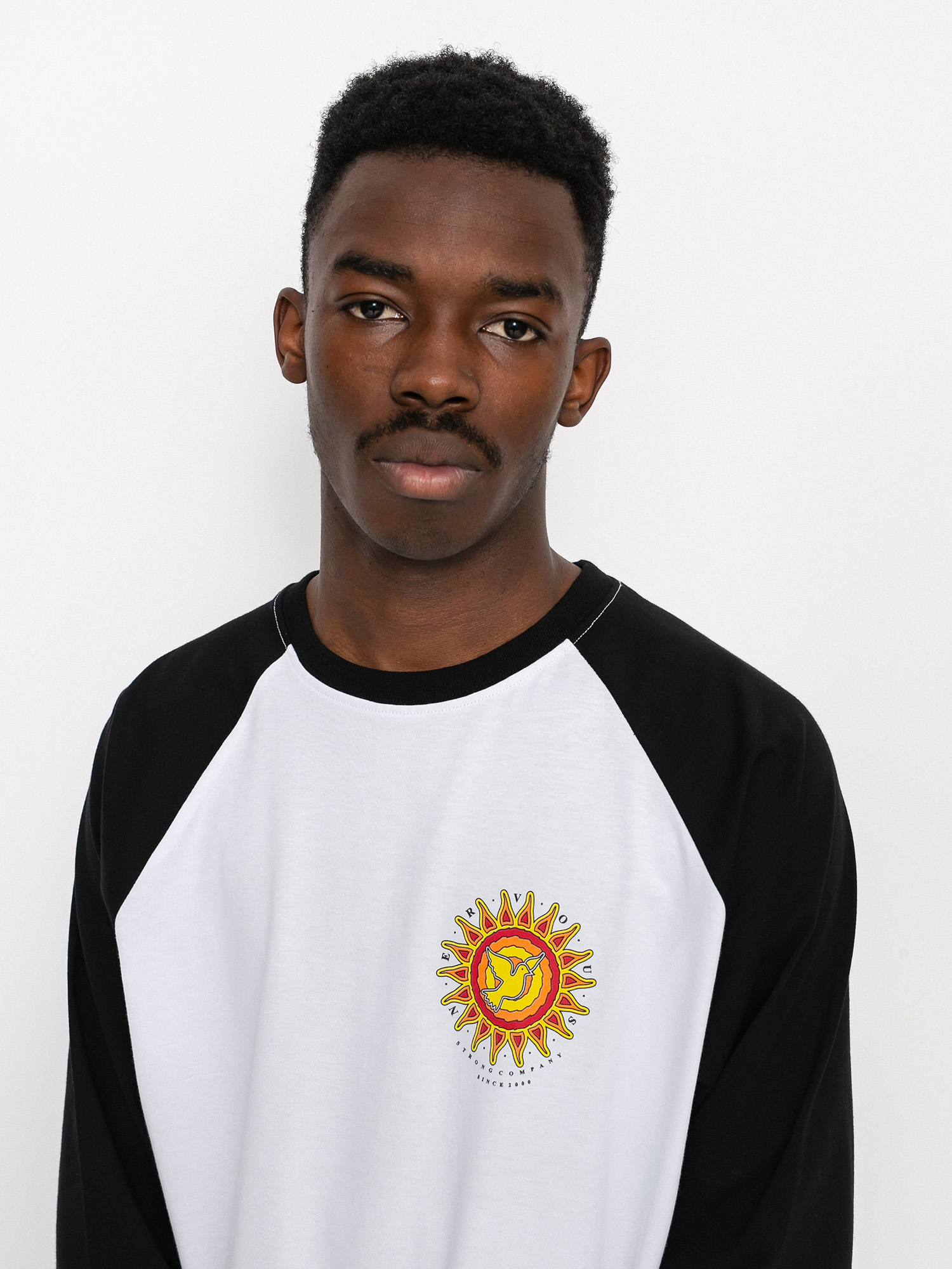Longsleeve Nervous Sun (black/white)