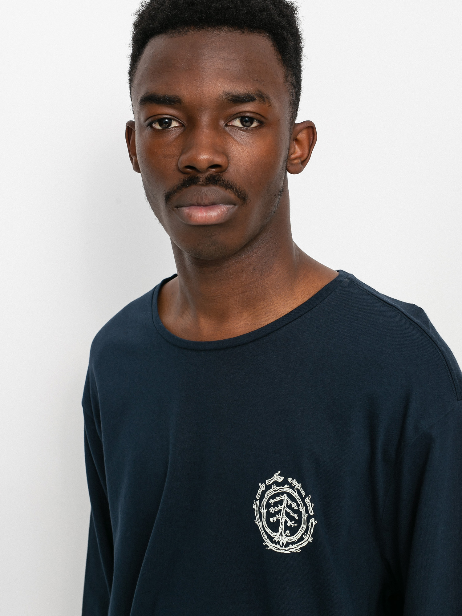Longsleeve Element Too Late Logo (eclipse navy)