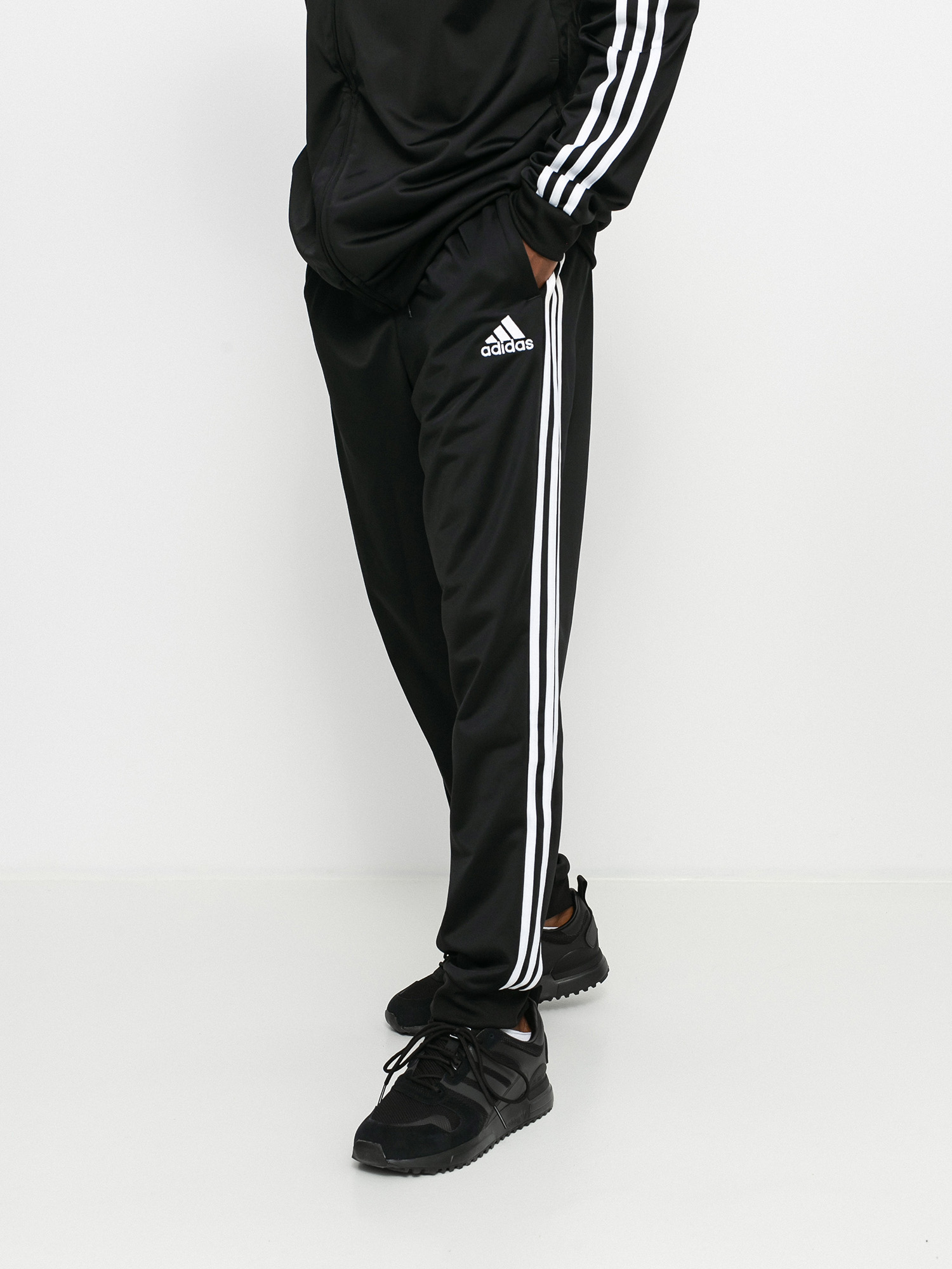 Dres Adidas Essentials 3 Stripes (black/white)