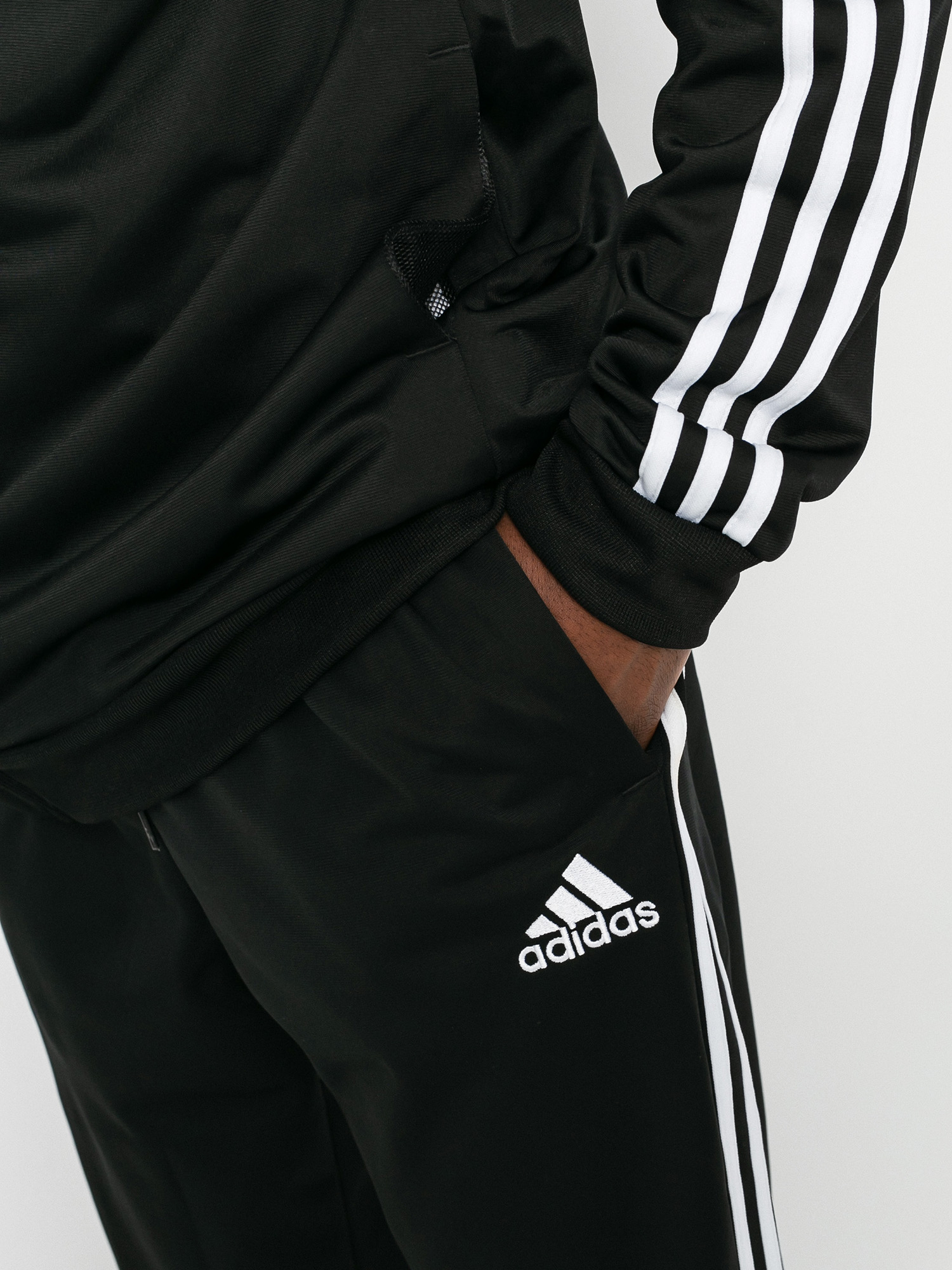 Dres Adidas Essentials 3 Stripes (black/white)
