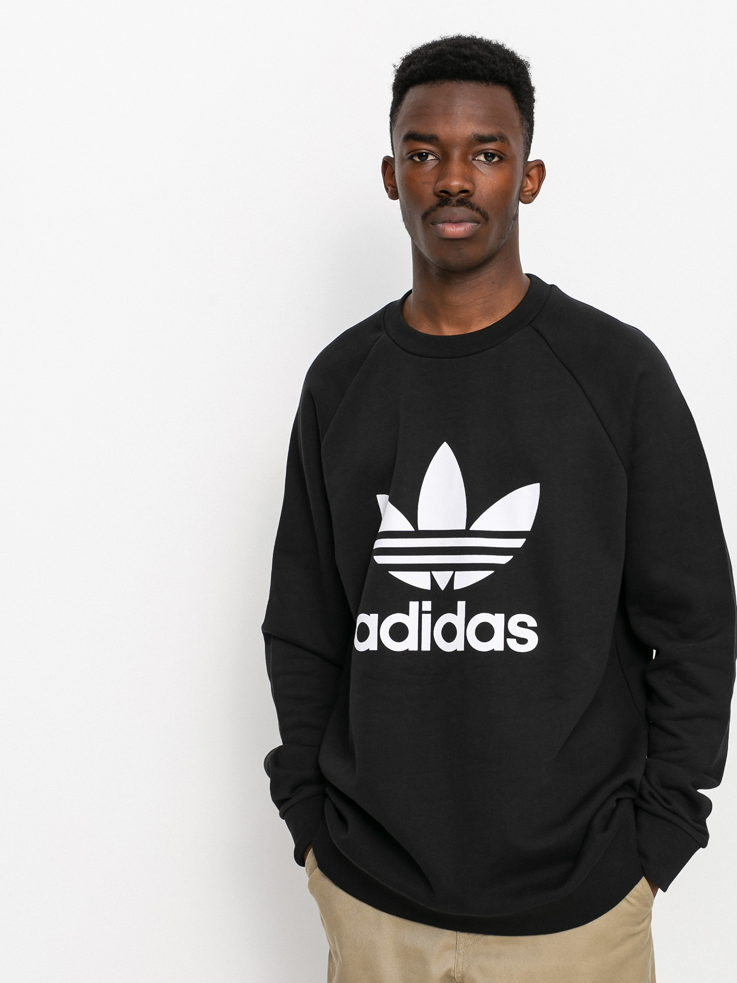 Bluza adidas Originals Trefoil (black/white)