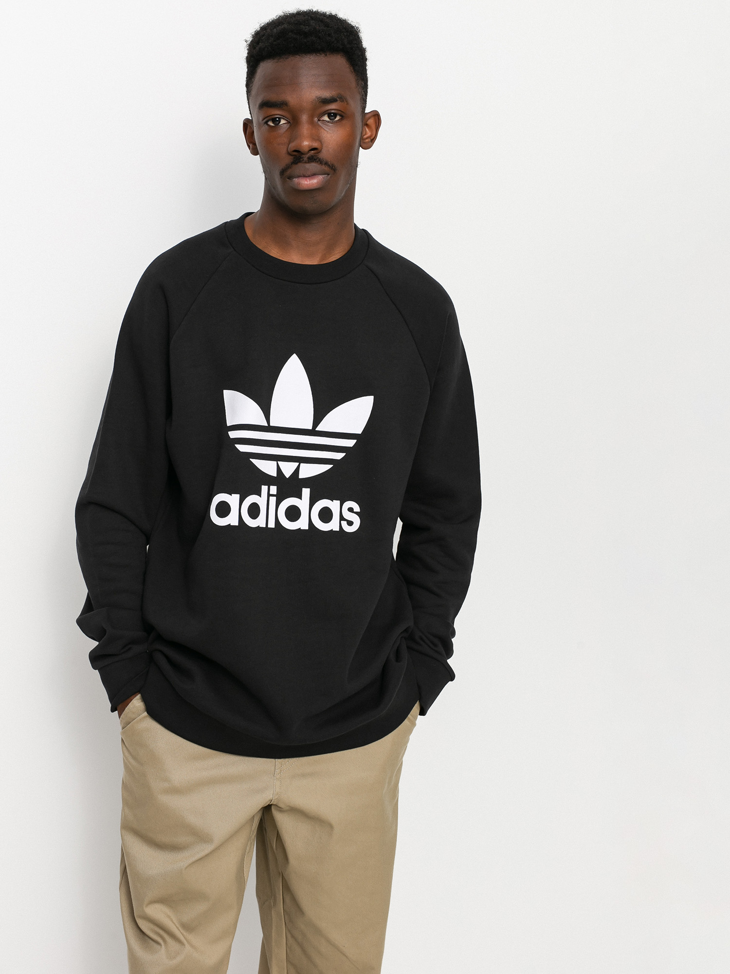 Bluza adidas Originals Trefoil (black/white)