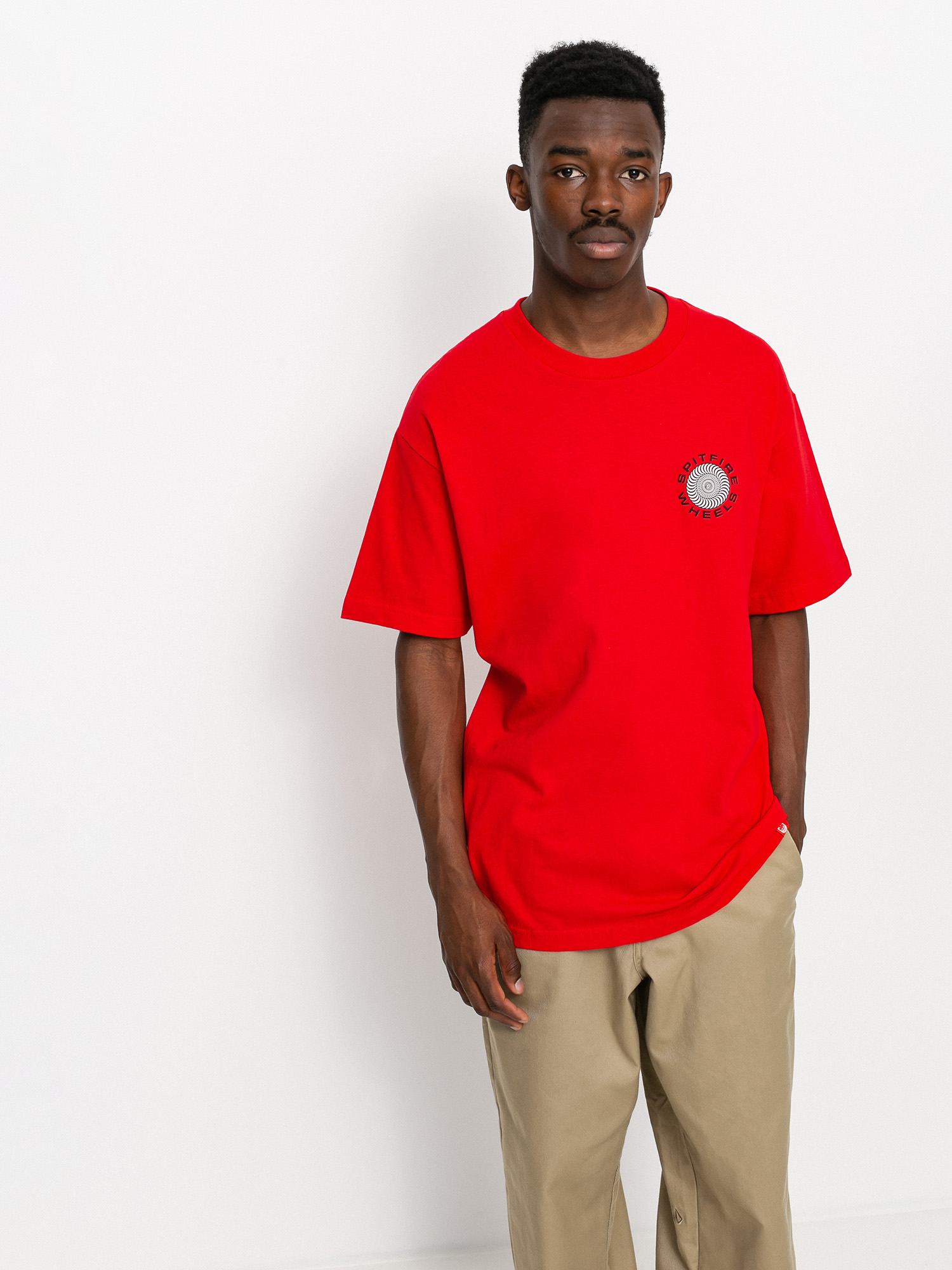 T-shirt Spitfire Classic 87 Swirl (red/black)