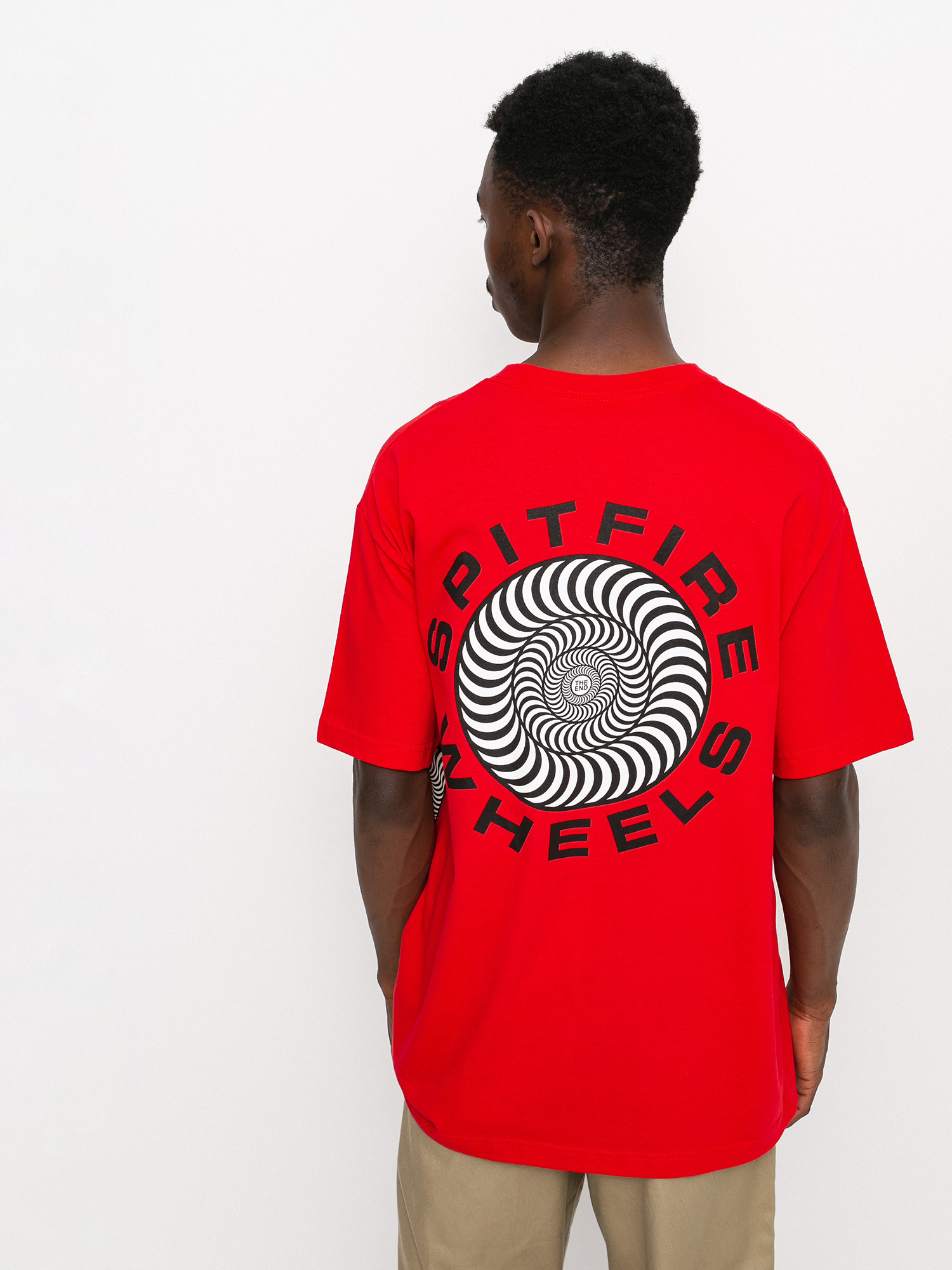 T-shirt Spitfire Classic 87 Swirl (red/black)