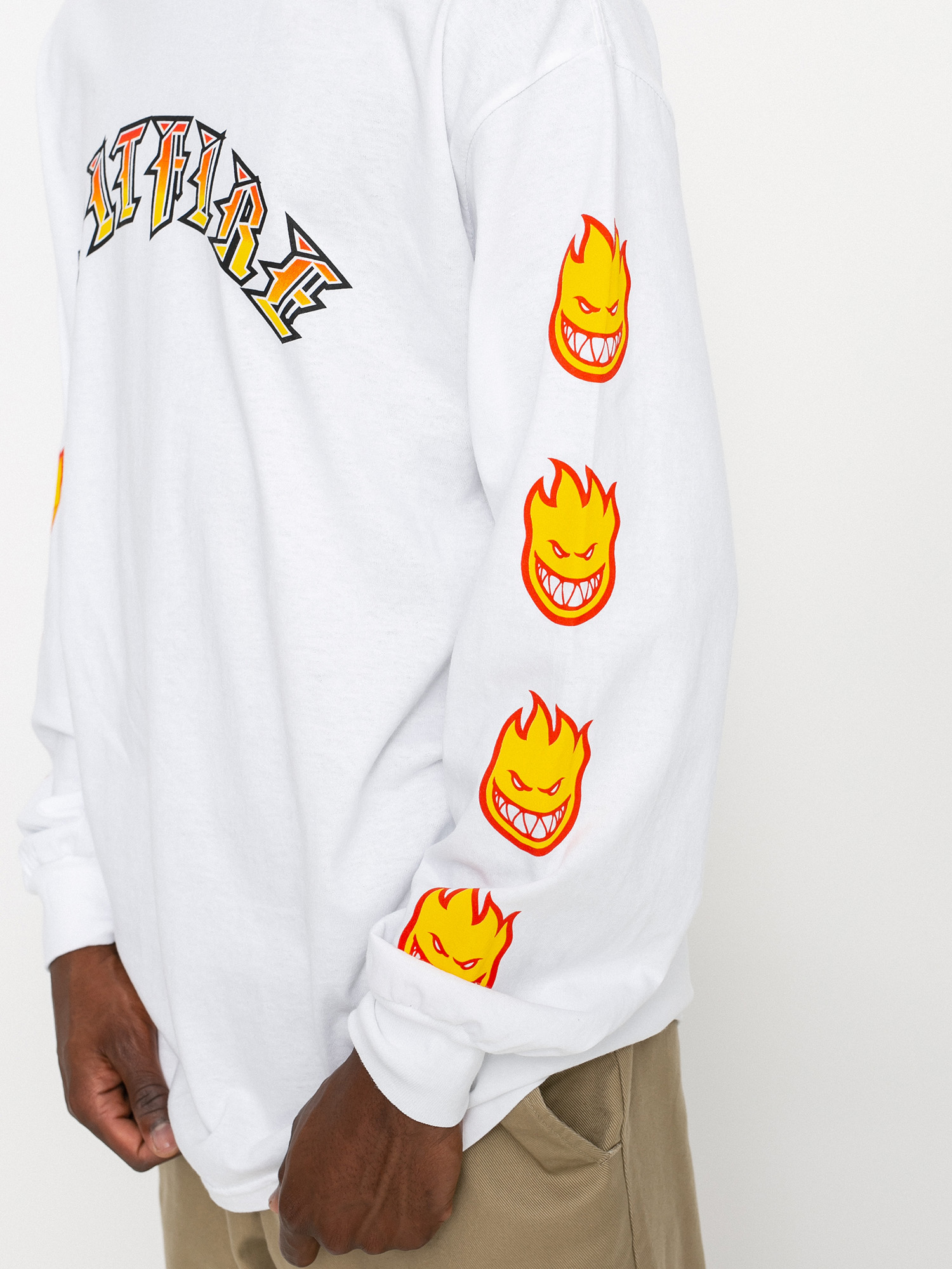 Longsleeve Spitfire Old Bighead Fl (white)